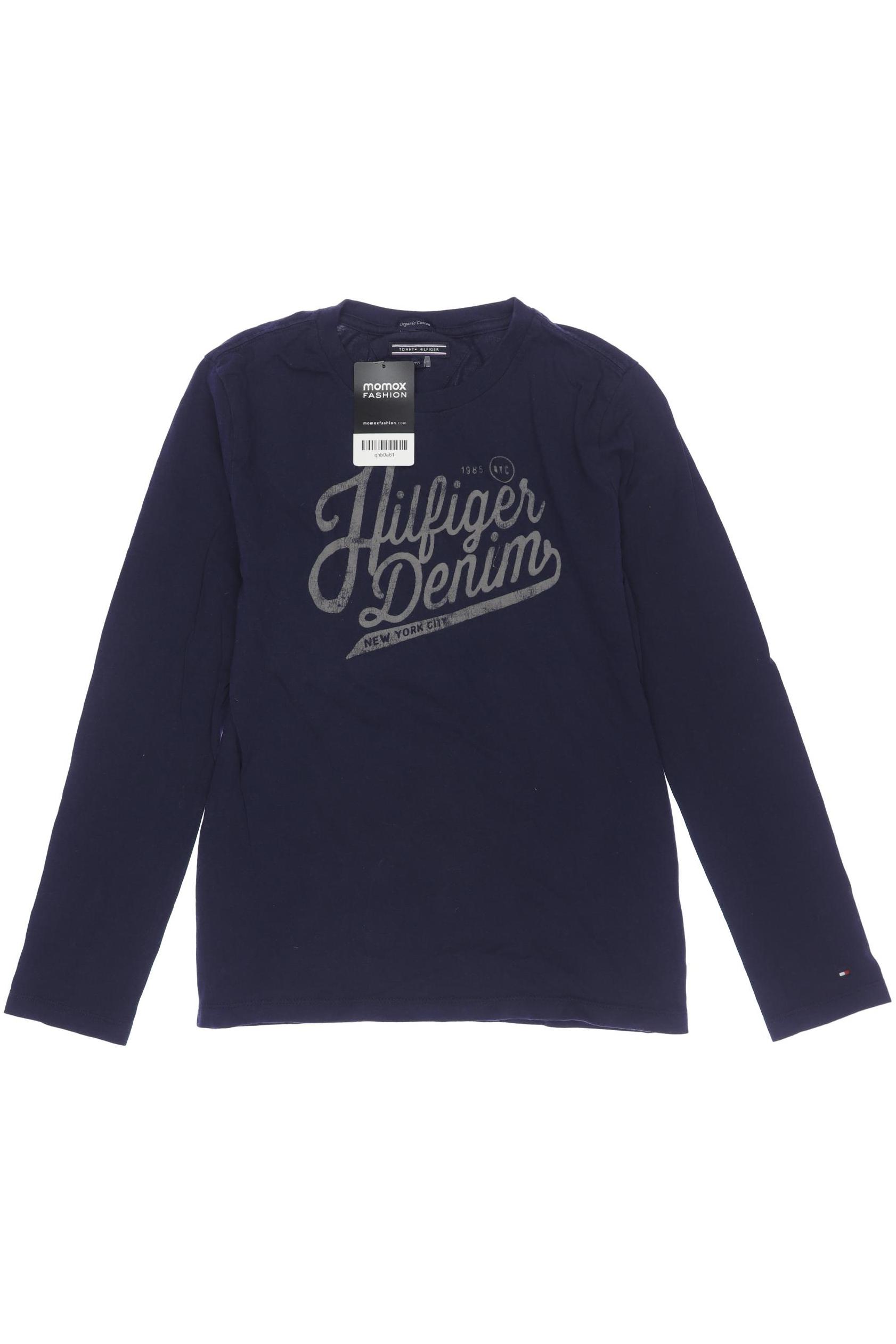 

Tommy Hilfiger Herren Langarmshirt, marineblau, Gr. 152