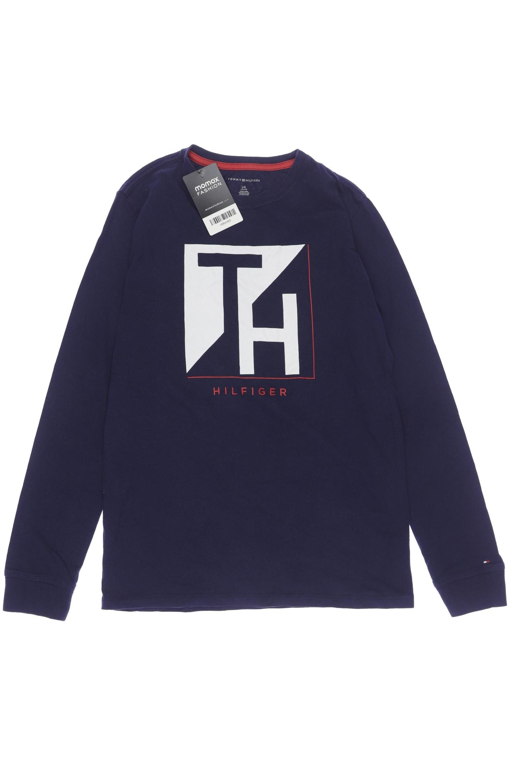 

Tommy Hilfiger Herren Langarmshirt, marineblau, Gr. 170