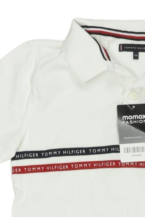 Thumbnail - Tommy Hilfiger Jungen Poloshirt, weiß, Gr. 140