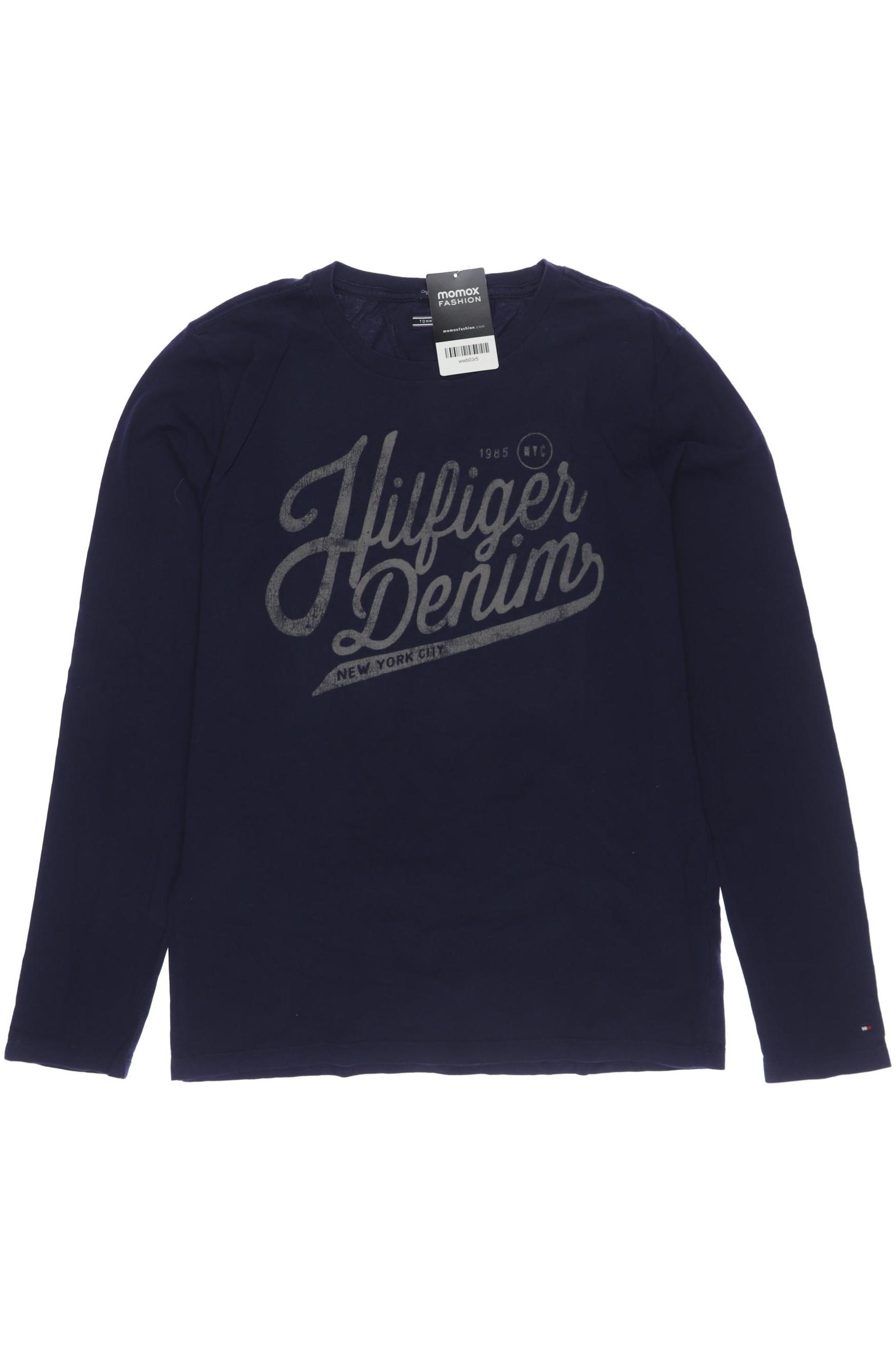 

Tommy Hilfiger Herren Langarmshirt, marineblau, Gr. 176