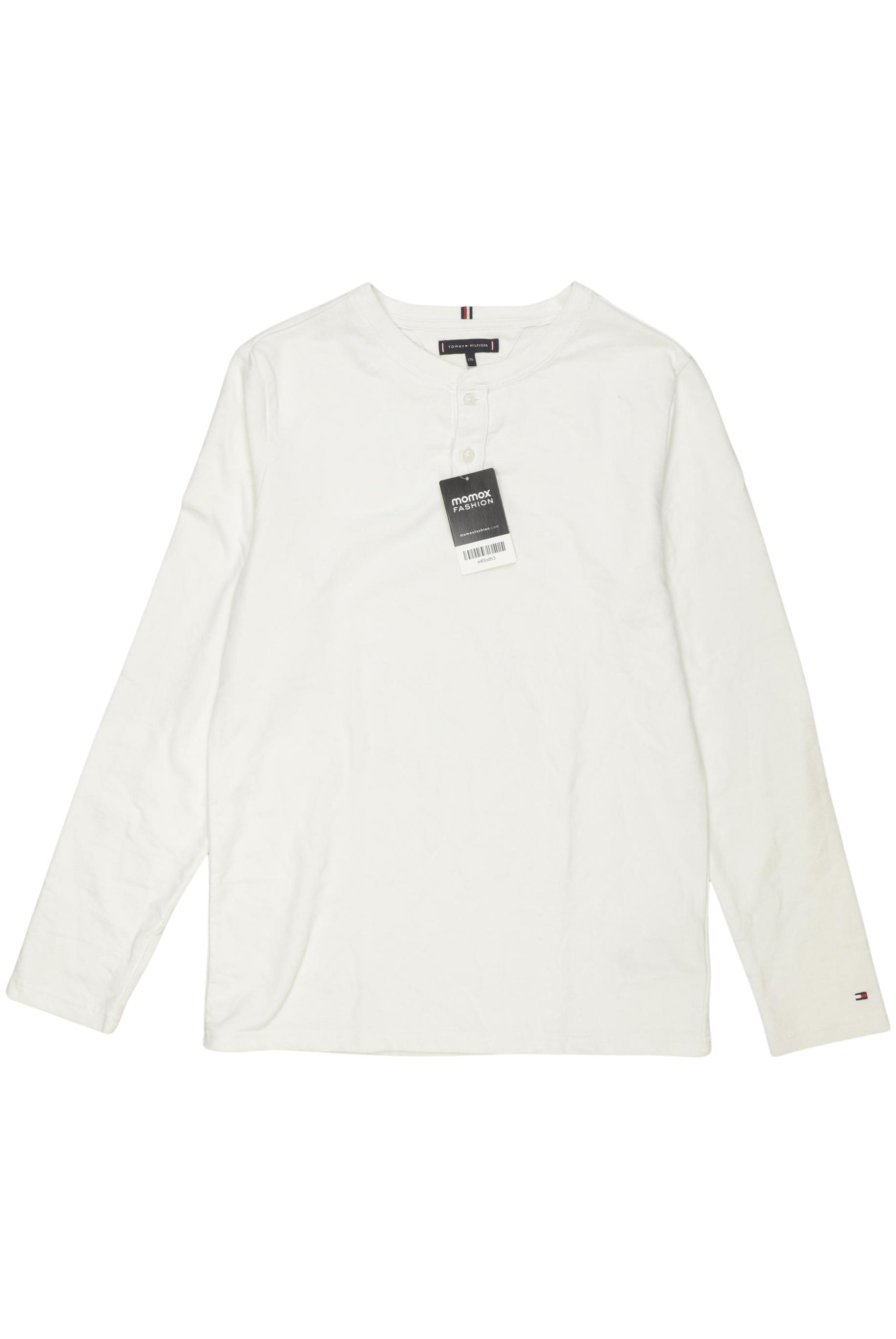 

Tommy Hilfiger Jungen Langarmshirt, weiß, Gr. 176