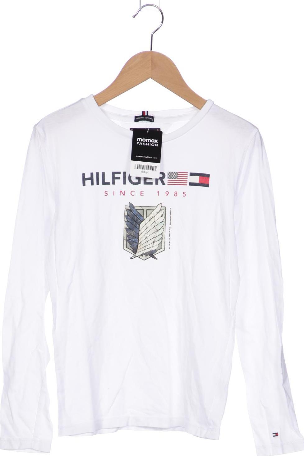 

Tommy Hilfiger Herren Langarmshirt, weiß, Gr. 152