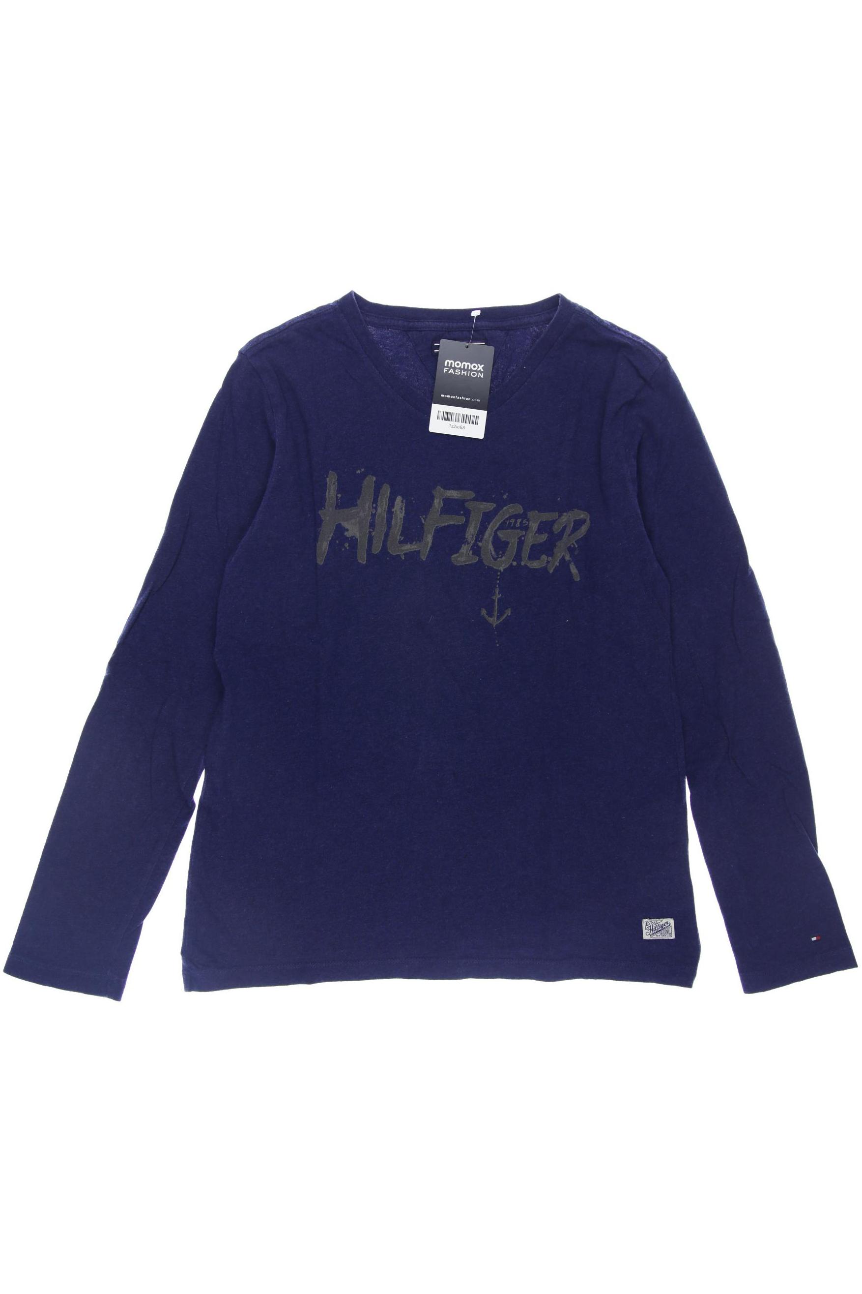 

Tommy Hilfiger Herren Langarmshirt, marineblau, Gr. 164