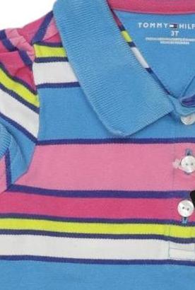 Thumbnail - Tommy Hilfiger Mädchen Poloshirt, mehrfarbig, Gr. 98