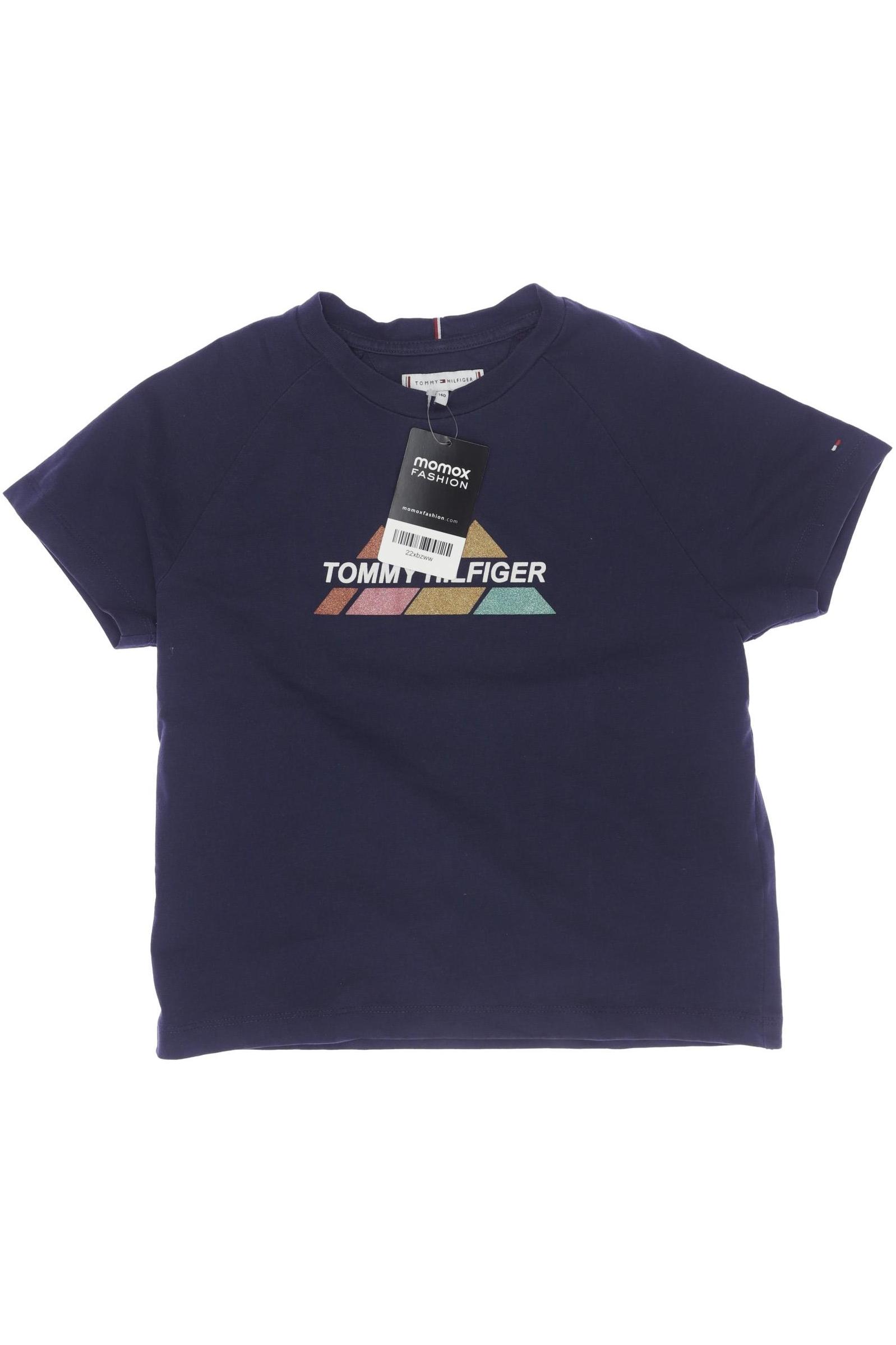 

Tommy Hilfiger Damen T-Shirt, marineblau, Gr. 140