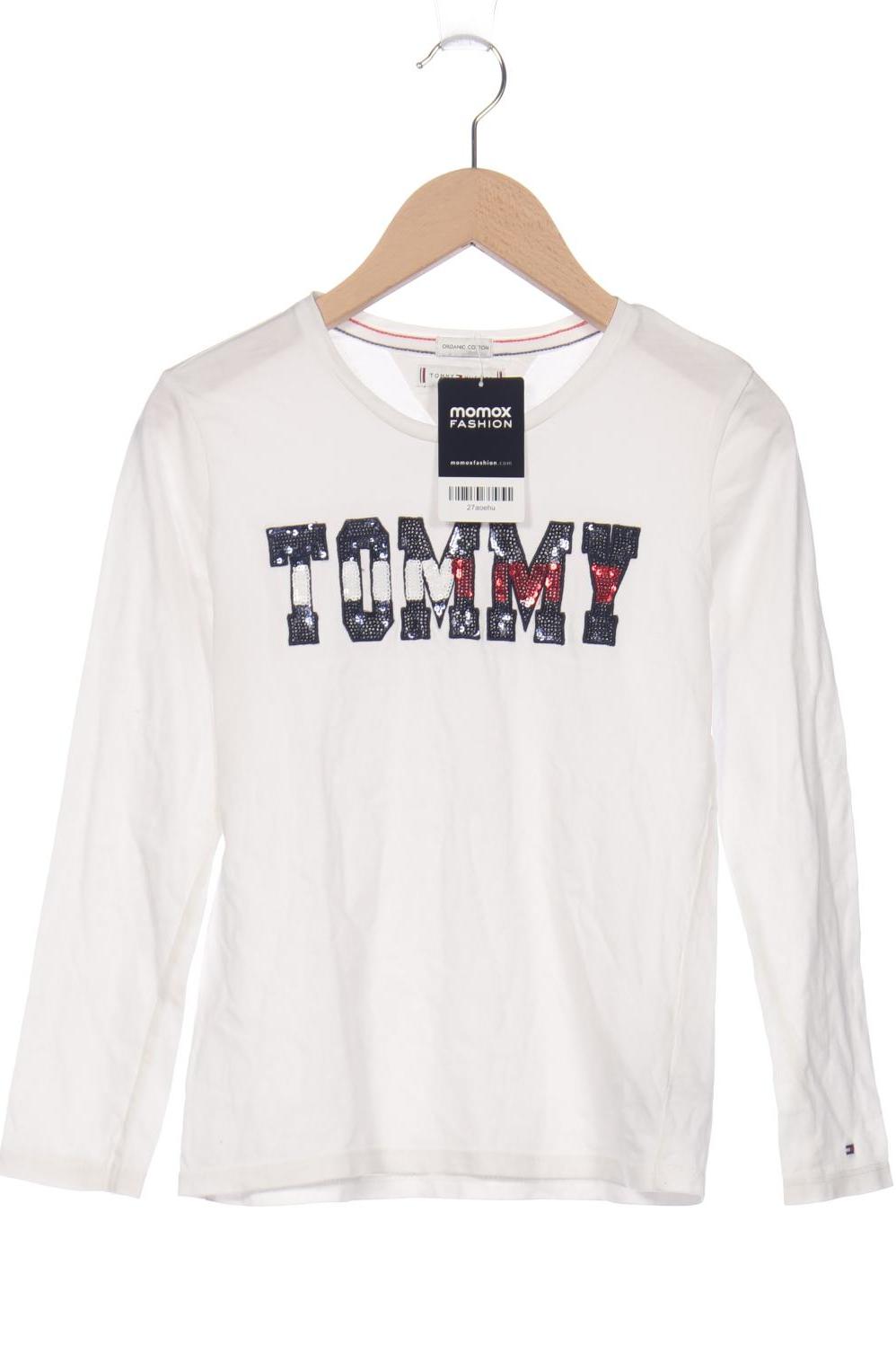 

Tommy Hilfiger Damen Langarmshirt, weiß, Gr. 140