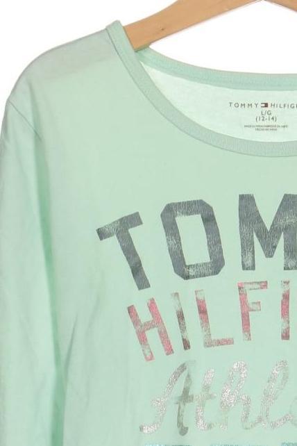 Thumbnail - Tommy Hilfiger Mädchen Langarmshirt, hellgrün, Gr. 158