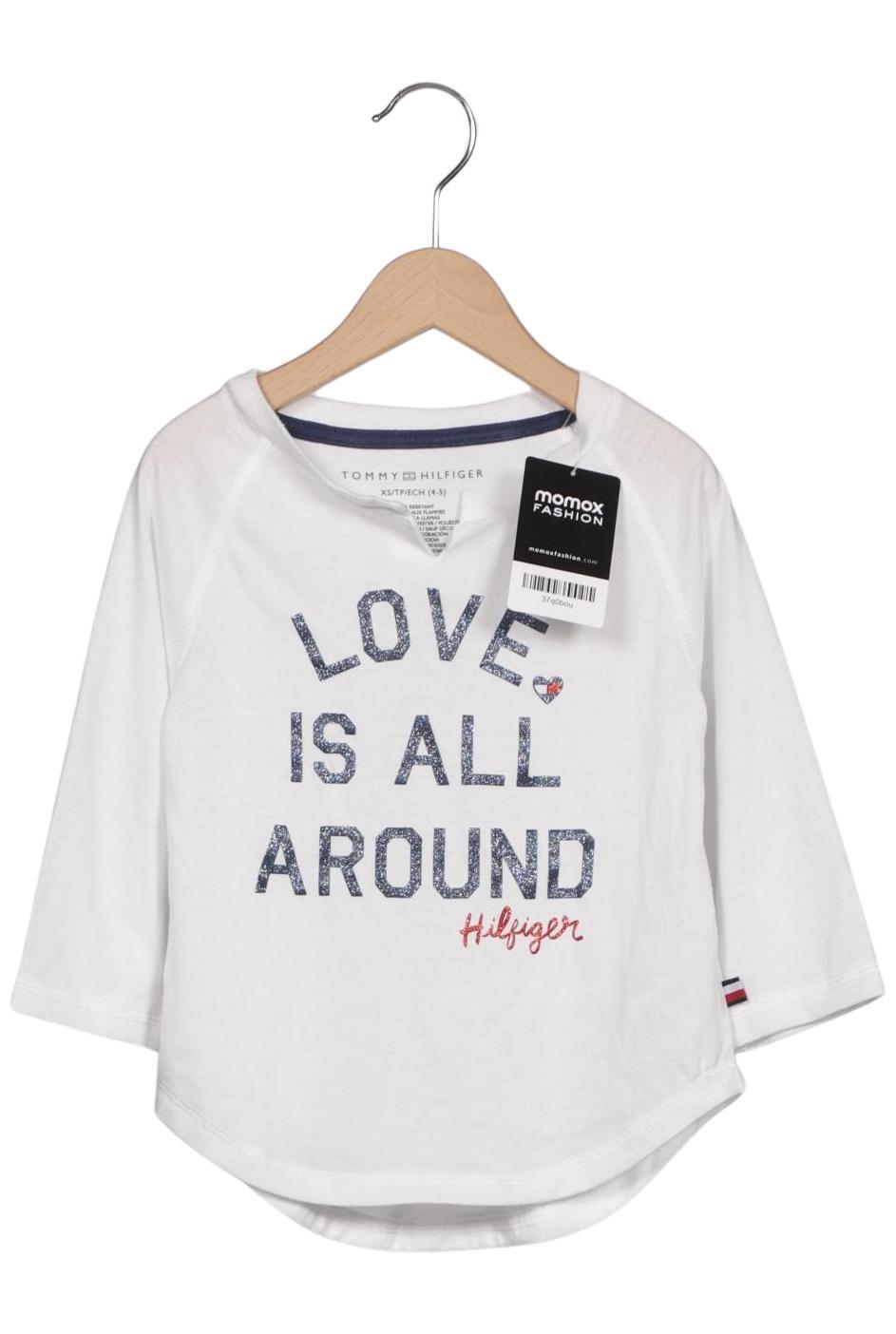 

Tommy Hilfiger Damen Langarmshirt, weiß, Gr. 122