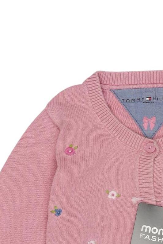 Thumbnail - Tommy Hilfiger Mädchen Strickjacke, pink, Gr. 62