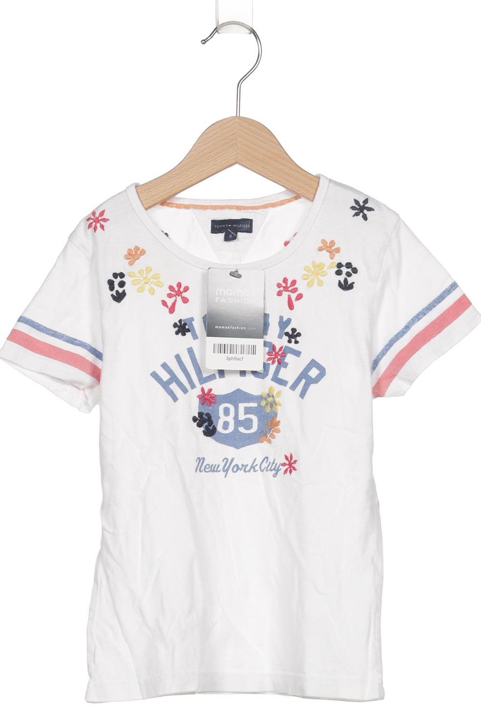 

Tommy Hilfiger Damen T-Shirt, weiß, Gr. 8