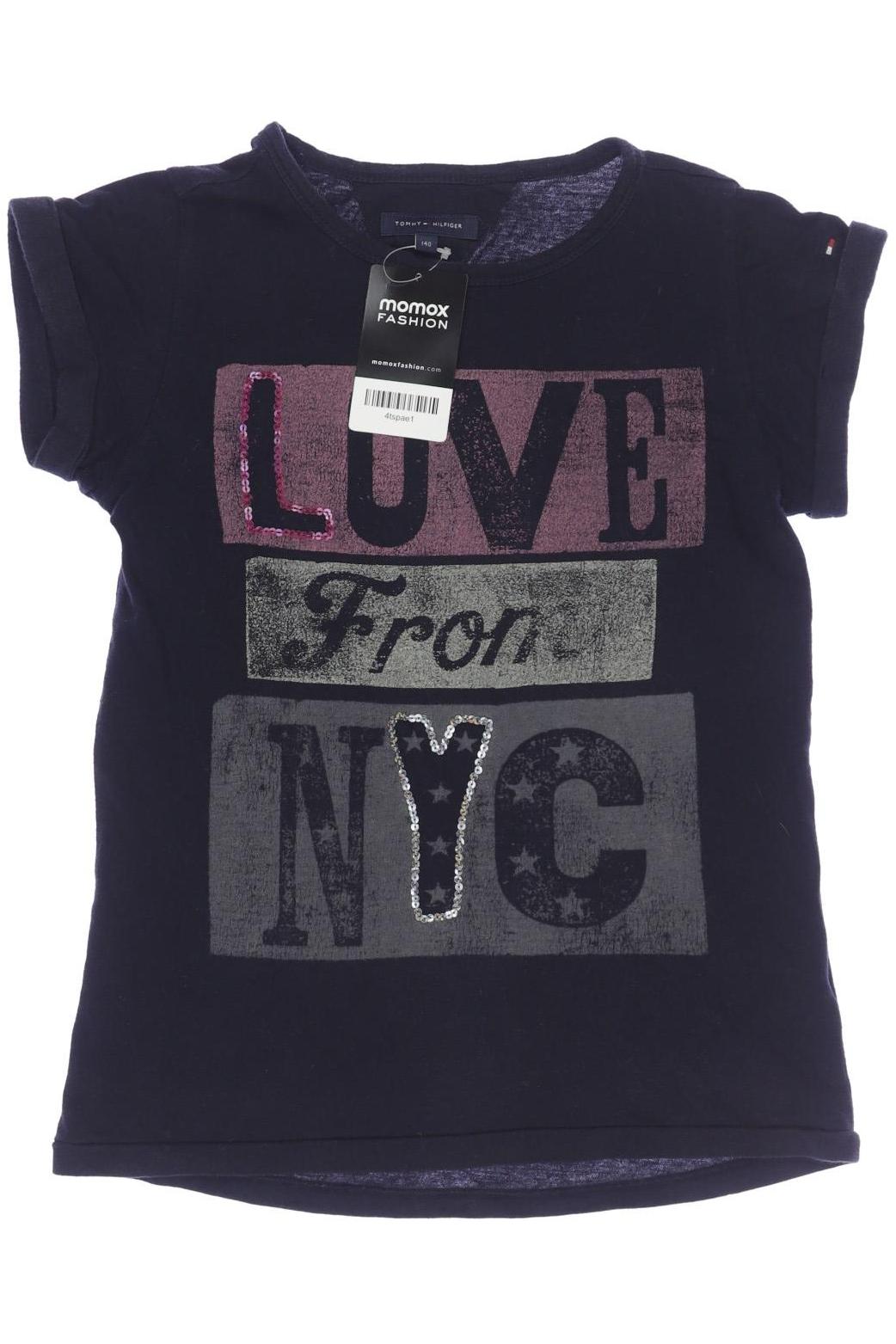 

Tommy Hilfiger Damen T-Shirt, marineblau, Gr. 140