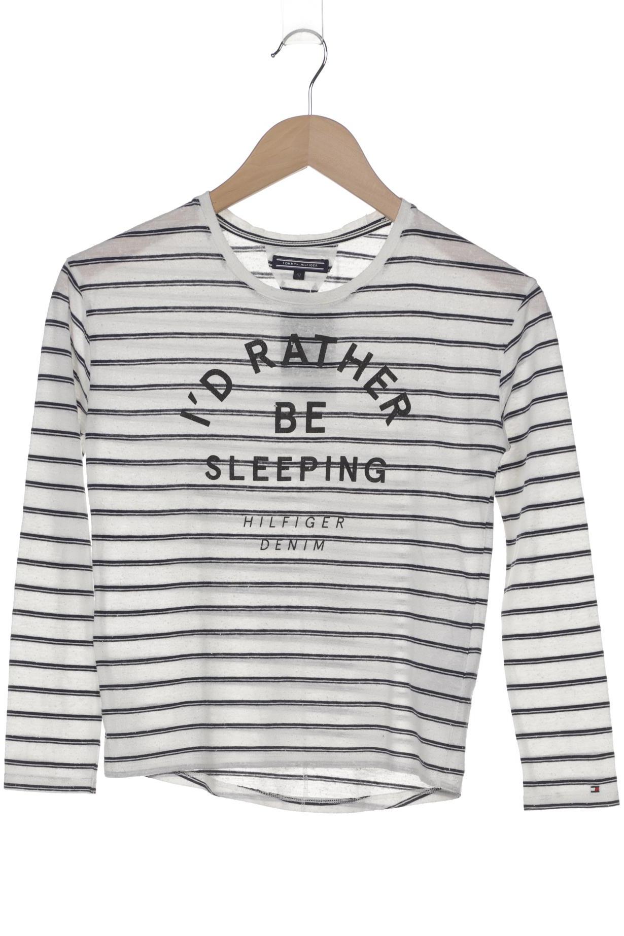 

Tommy Hilfiger Damen Langarmshirt, weiß, Gr. 152