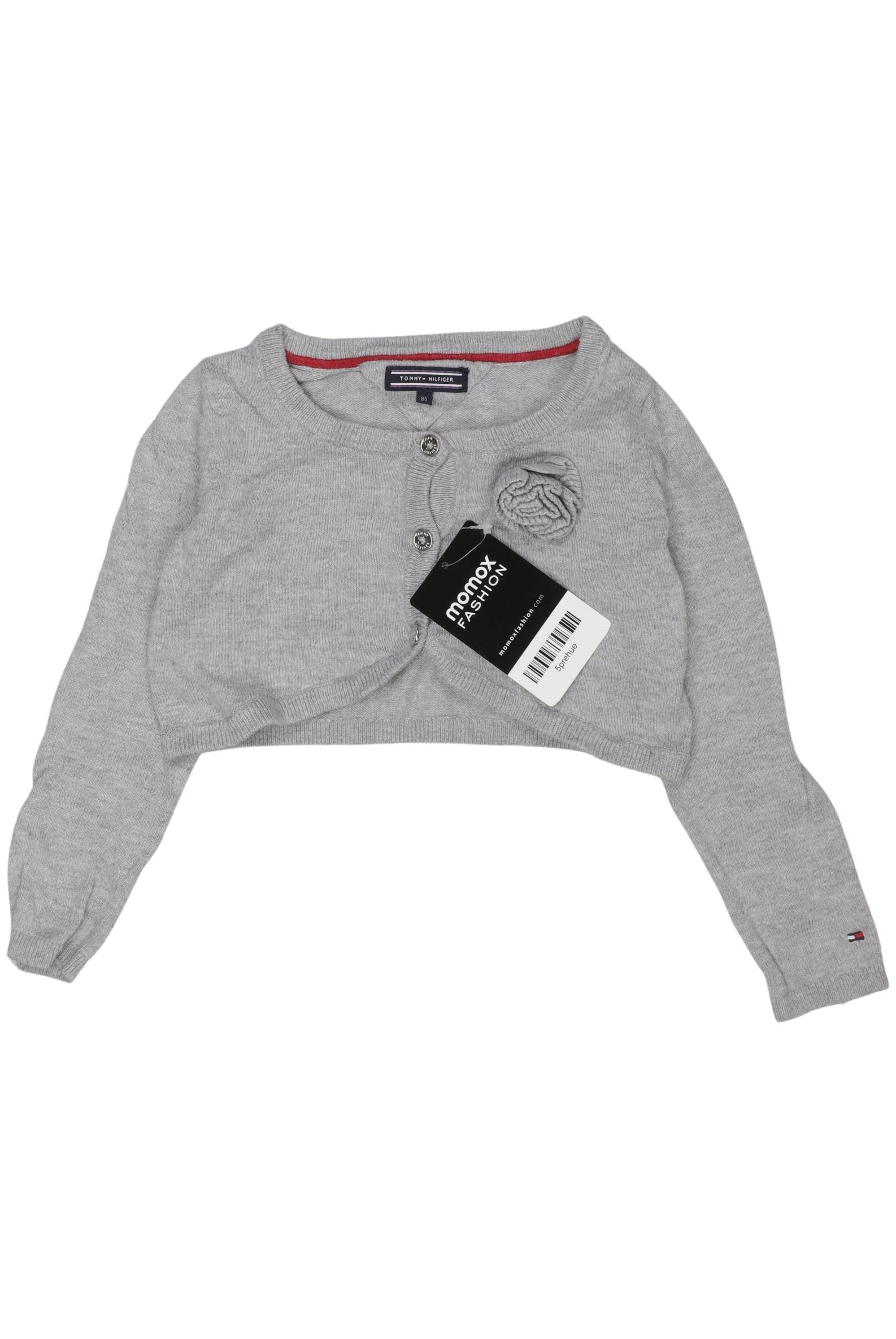 

Tommy Hilfiger Mädchen Strickjacke, grau, Gr. 86