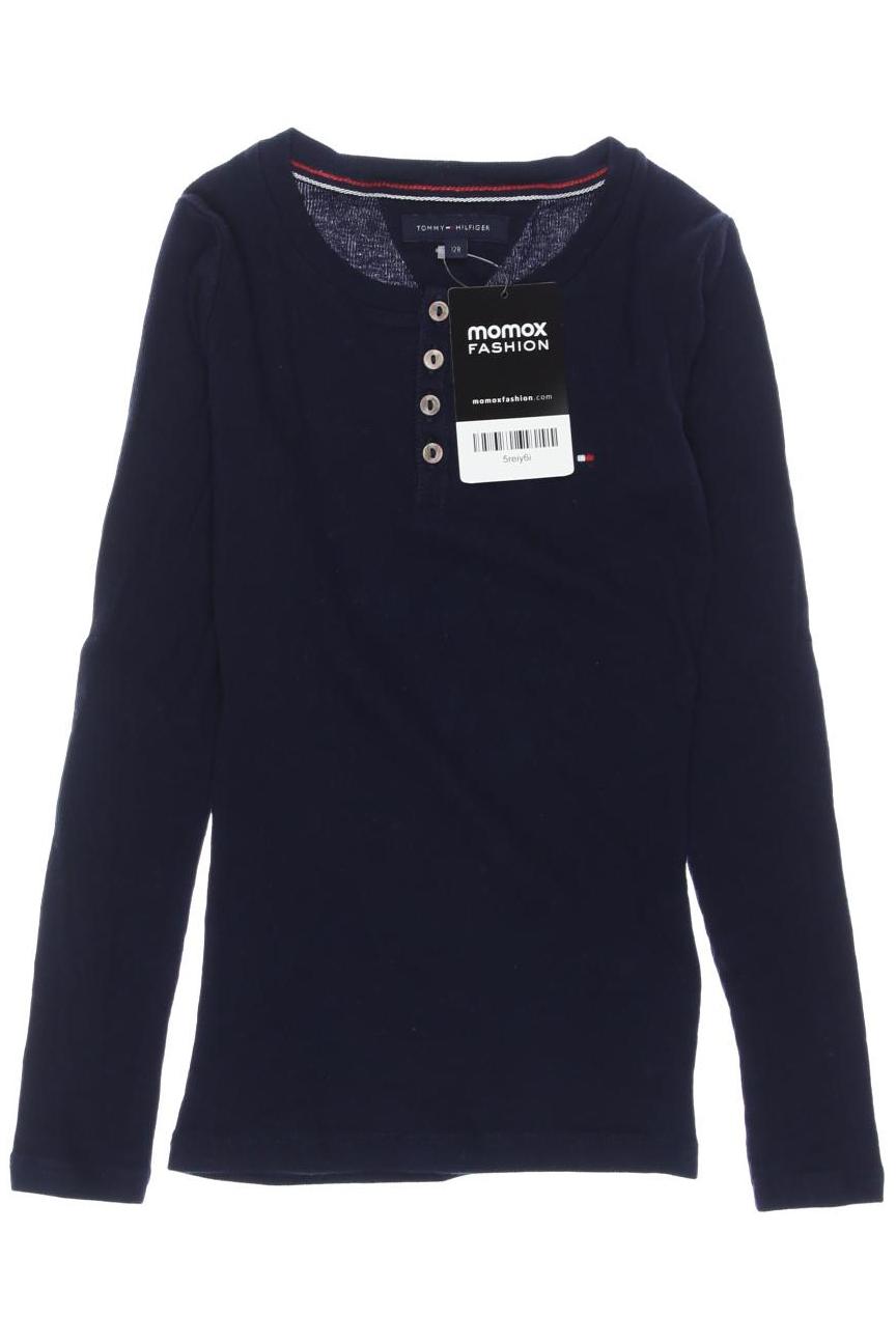 

Tommy Hilfiger Damen Langarmshirt, marineblau, Gr. 128