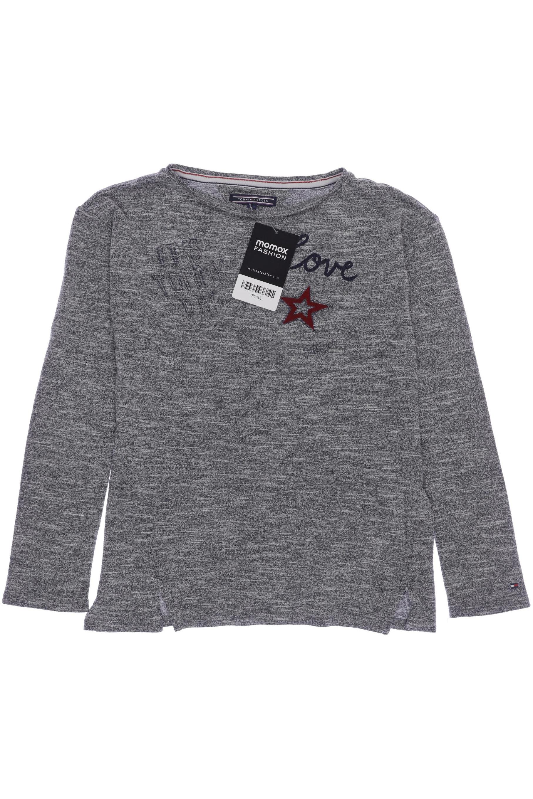 

Tommy Hilfiger Damen Langarmshirt, grau, Gr. 140