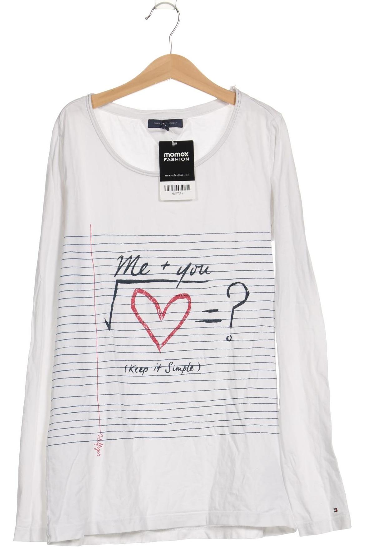 

Tommy Hilfiger Damen Langarmshirt, weiß, Gr. 176