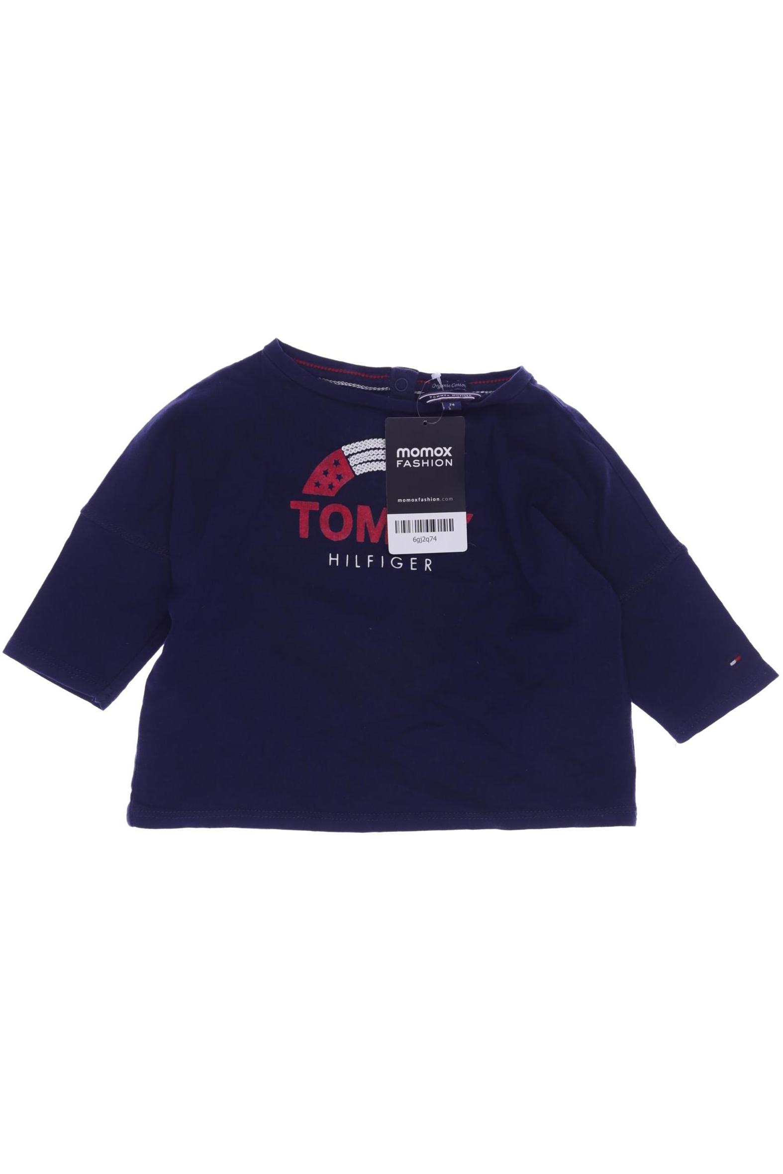 

Tommy Hilfiger Damen Langarmshirt, marineblau, Gr. 74
