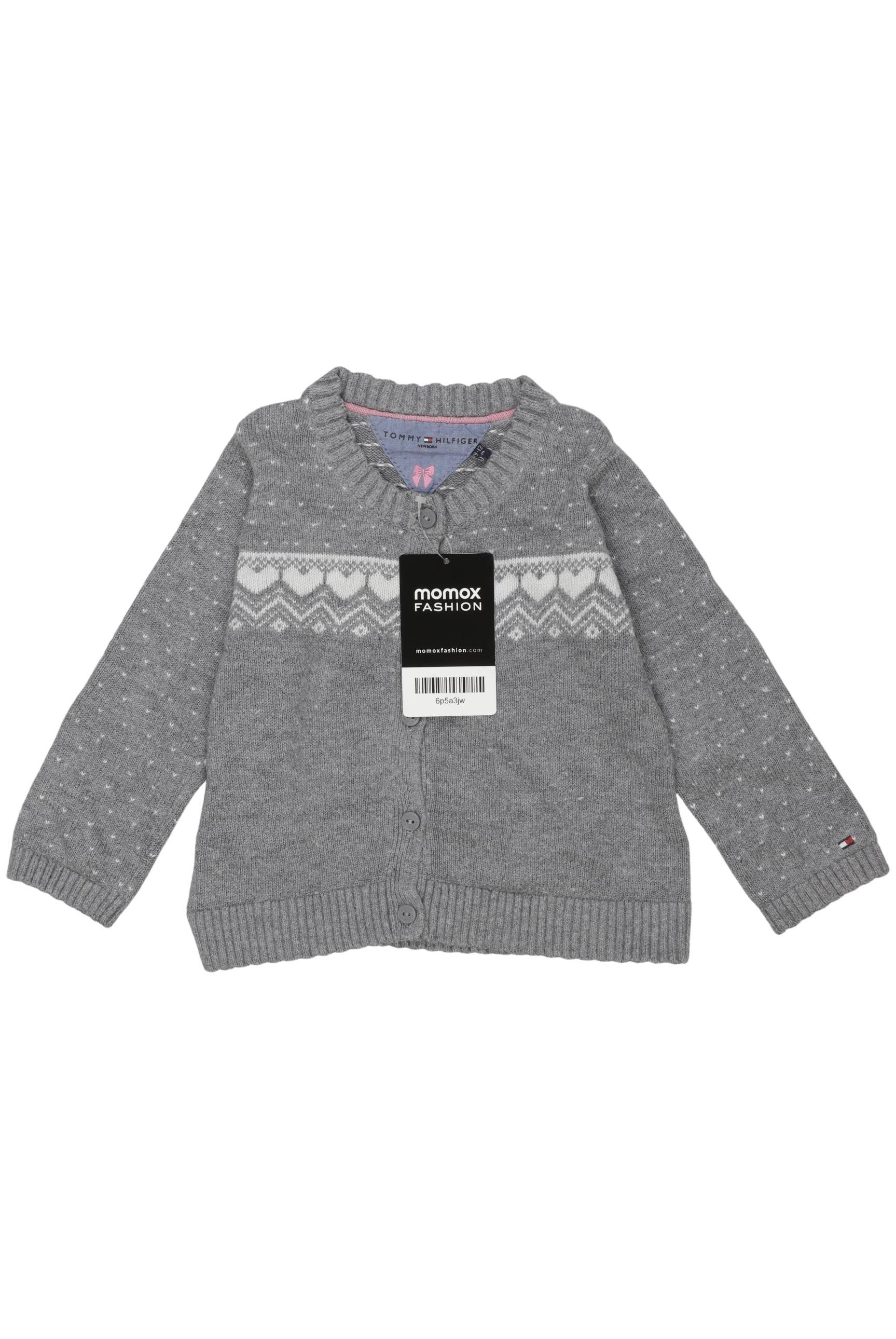 

Tommy Hilfiger Mädchen Strickjacke, grau, Gr. 74