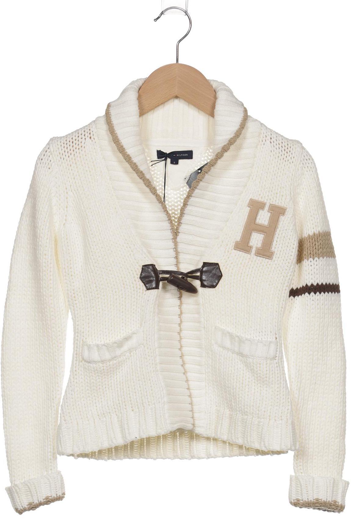 

Tommy Hilfiger Mädchen Strickjacke, cremeweiß, Gr. 122