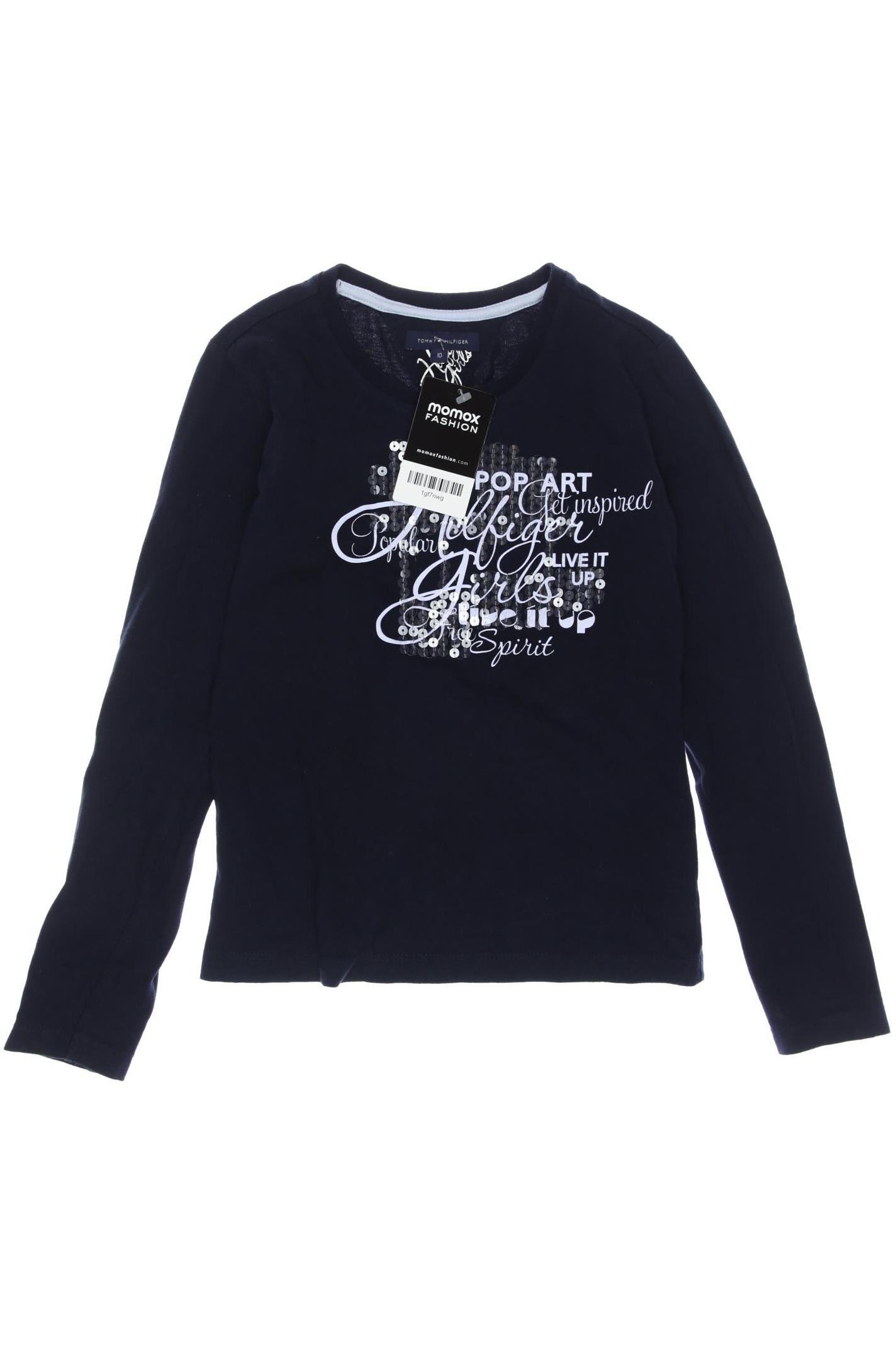 

Tommy Hilfiger Damen Langarmshirt, marineblau, Gr. 140