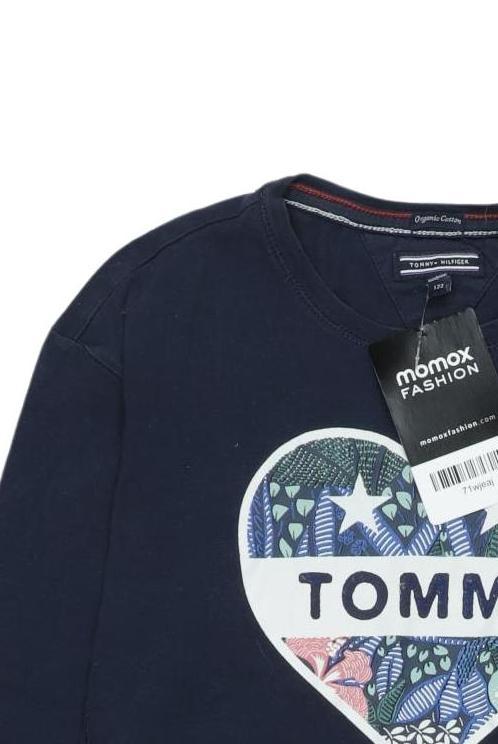 Thumbnail - Tommy Hilfiger Mädchen Langarmshirt, marineblau, Gr. 122