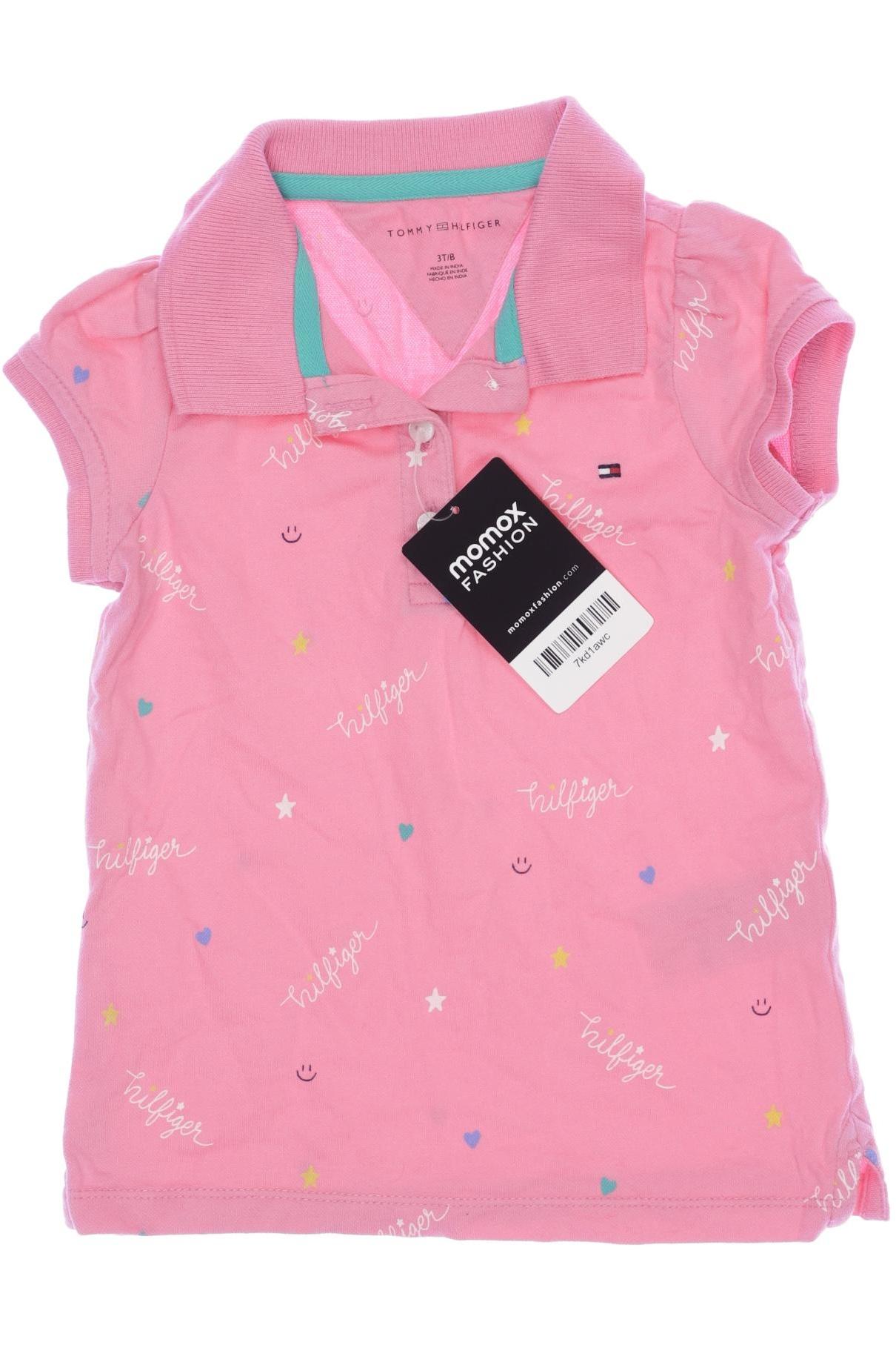 

Tommy Hilfiger Damen Poloshirt, pink, Gr. 104