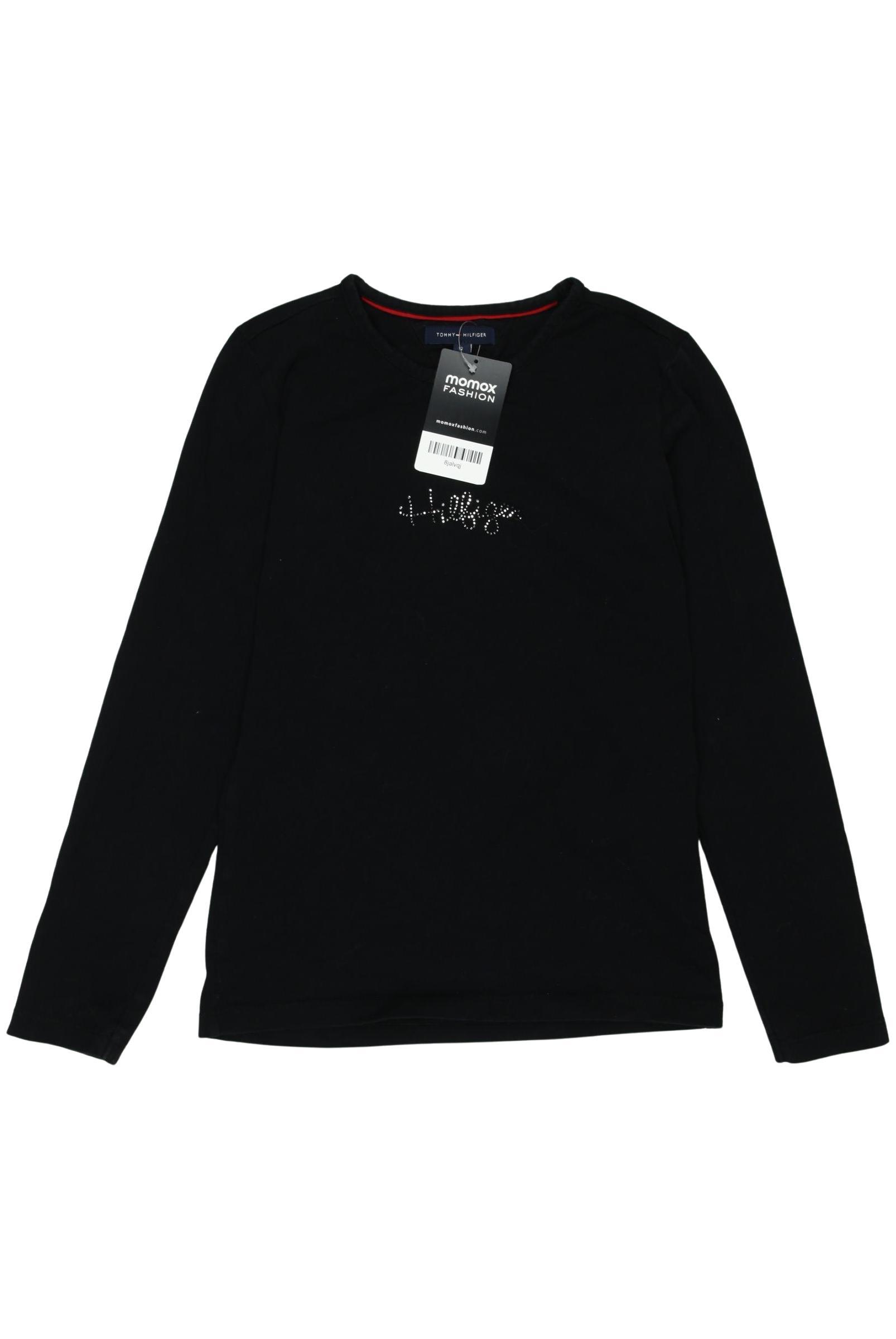 

Tommy Hilfiger Damen Langarmshirt, schwarz, Gr. 152