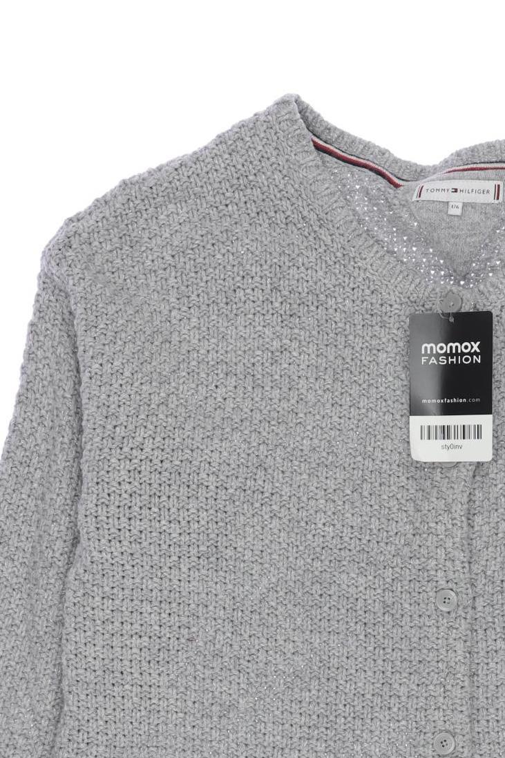 Thumbnail - Tommy Hilfiger Mädchen Strickjacke, grau, Gr. 176