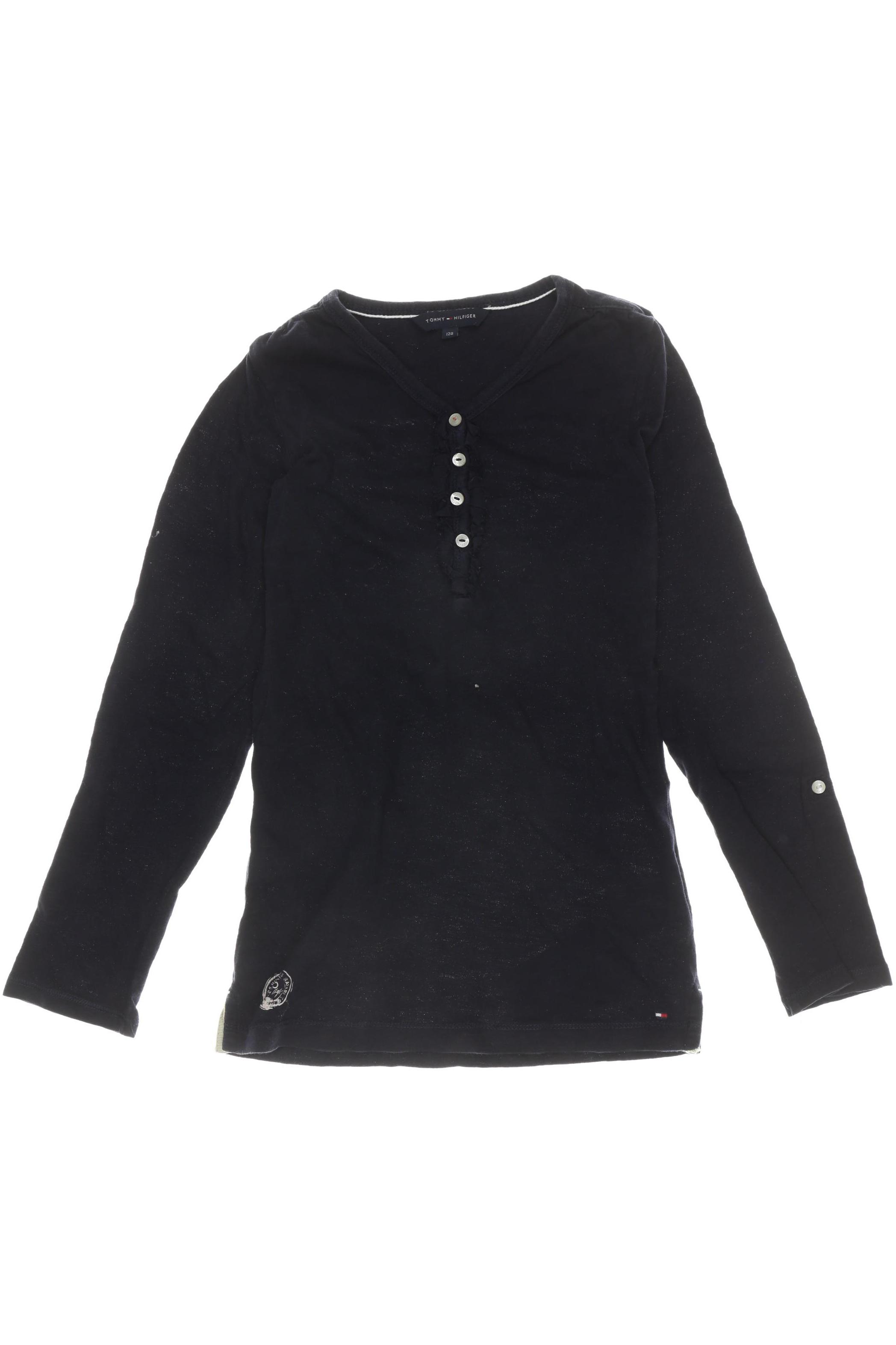 

Tommy Hilfiger Damen Langarmshirt, blau, Gr. 128