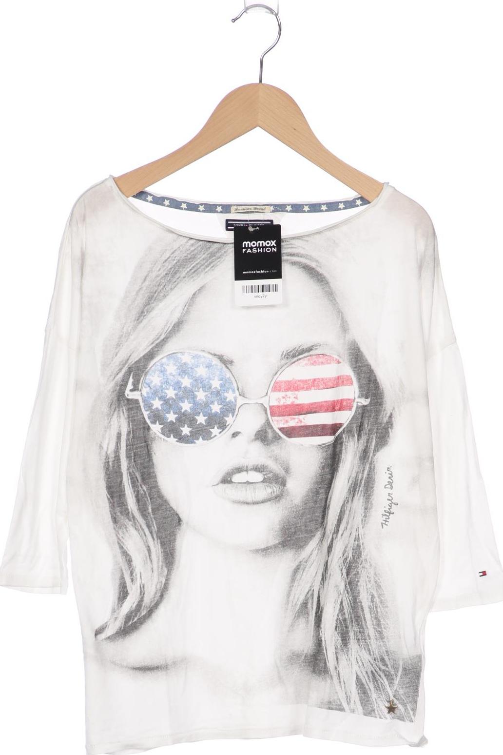 

Tommy Hilfiger Damen Langarmshirt, weiß, Gr. 176