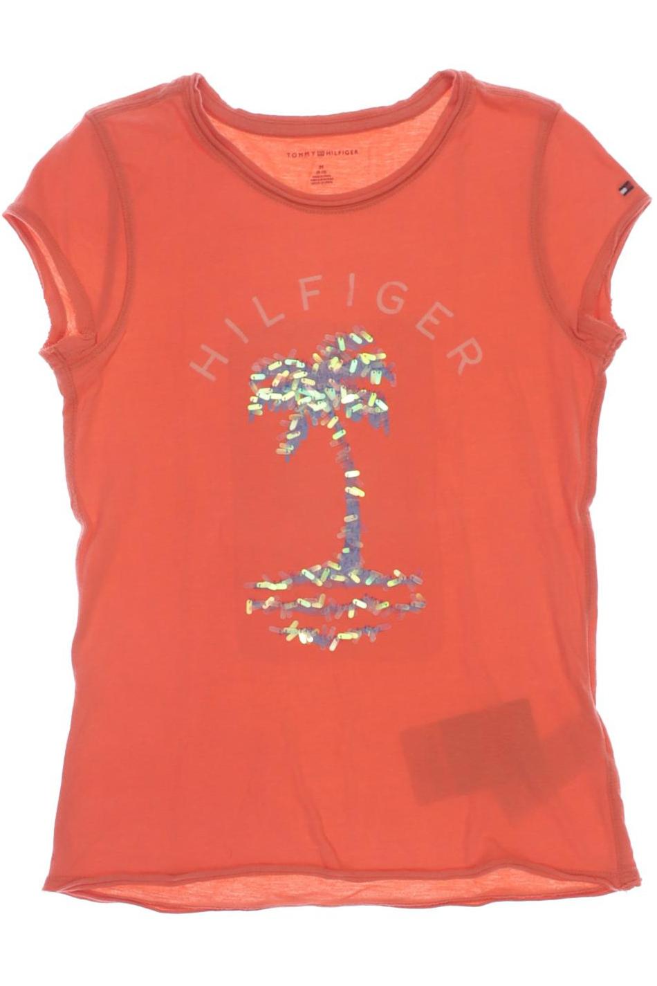 

Tommy Hilfiger Damen T-Shirt, orange, Gr. 128