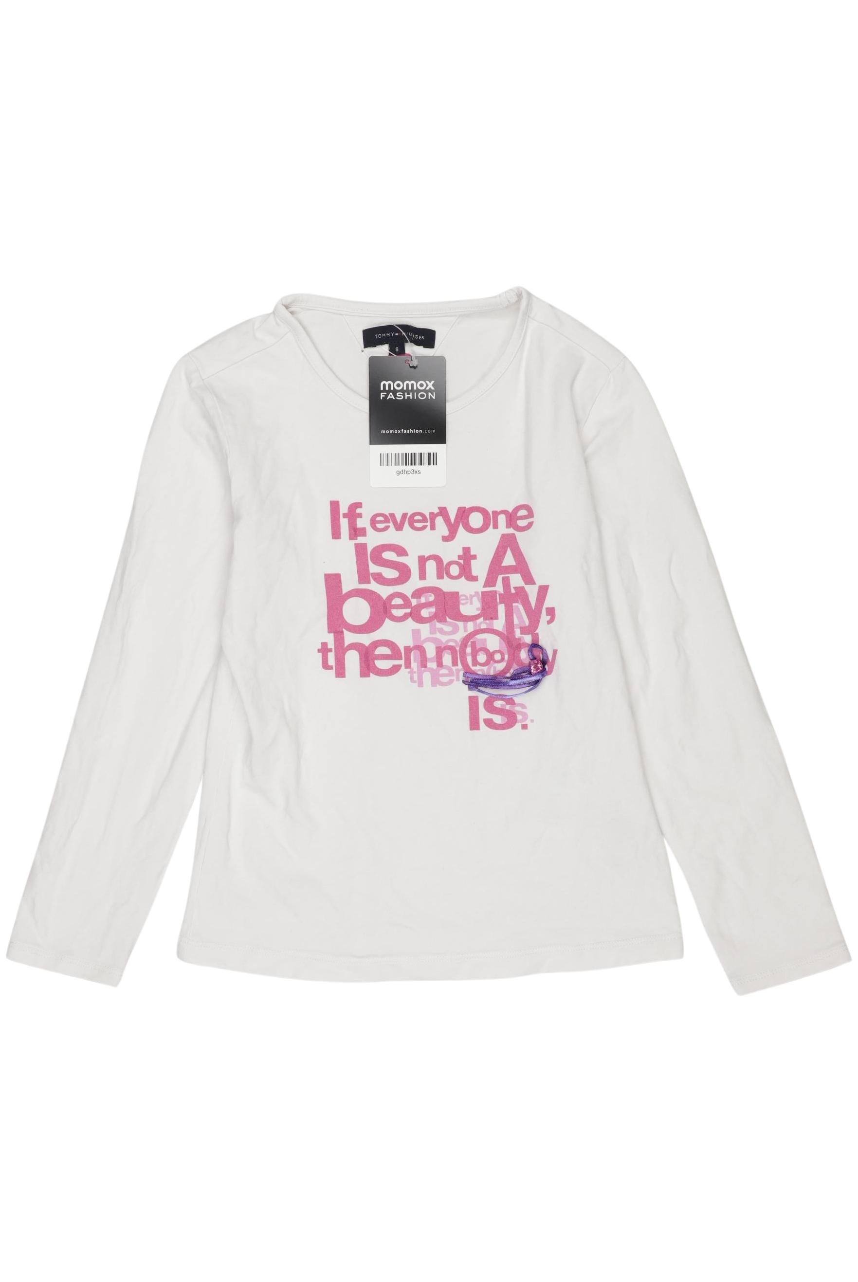 

Tommy Hilfiger Damen Langarmshirt, weiß, Gr. 8
