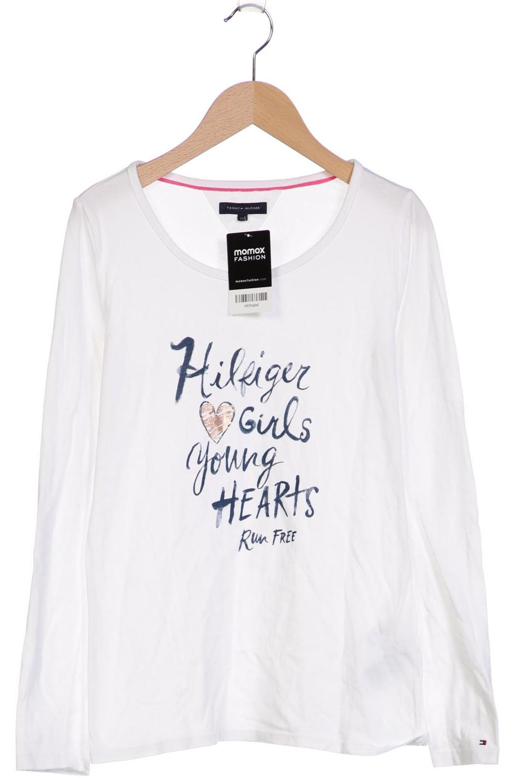 

Tommy Hilfiger Damen Langarmshirt, weiß, Gr. 176