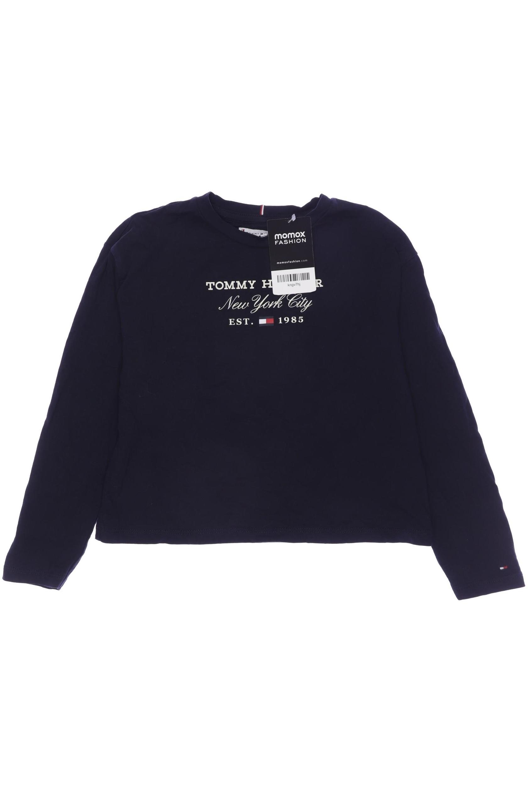 

Tommy Hilfiger Damen Langarmshirt, marineblau, Gr. 128