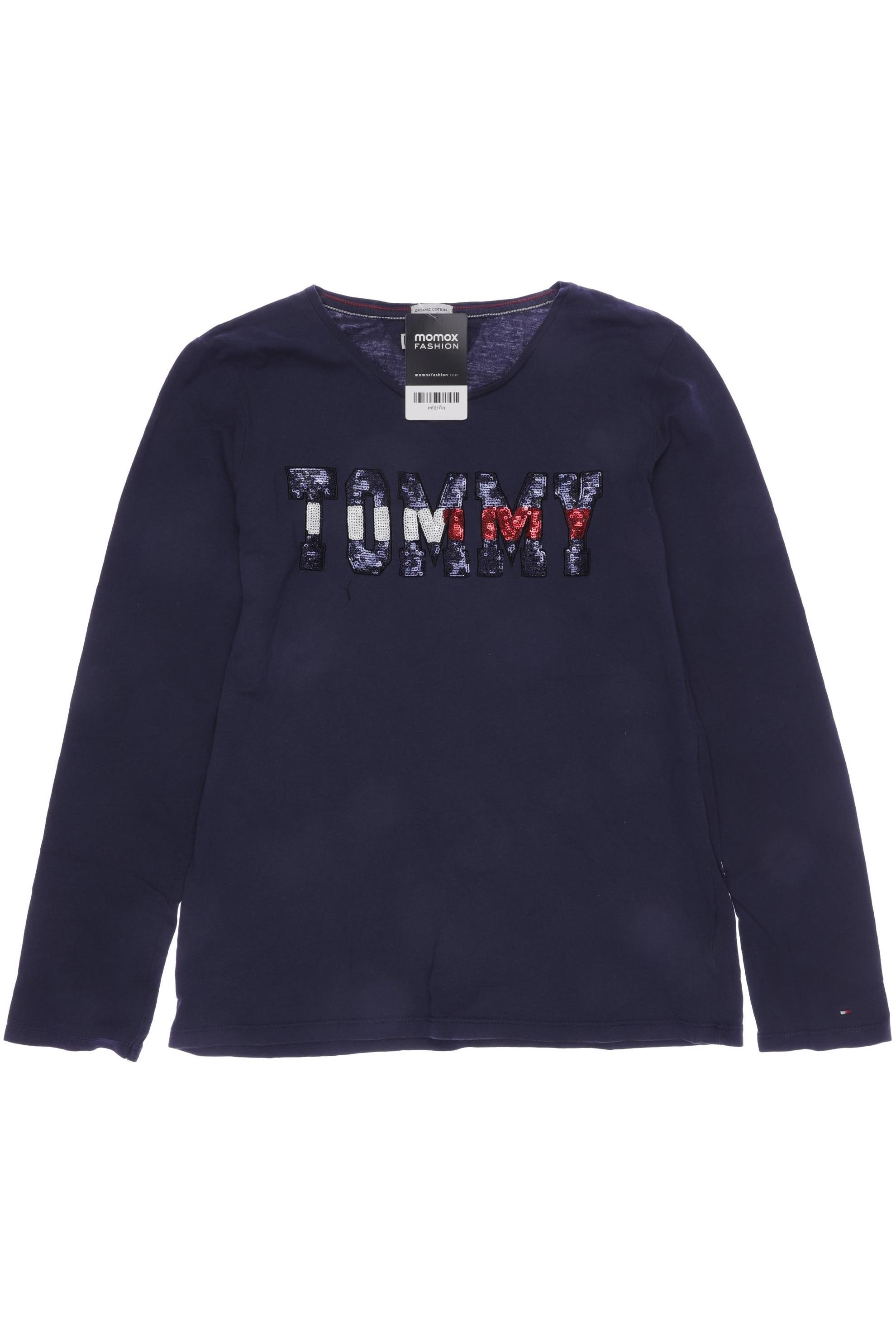 

Tommy Hilfiger Damen Langarmshirt, marineblau, Gr. 176