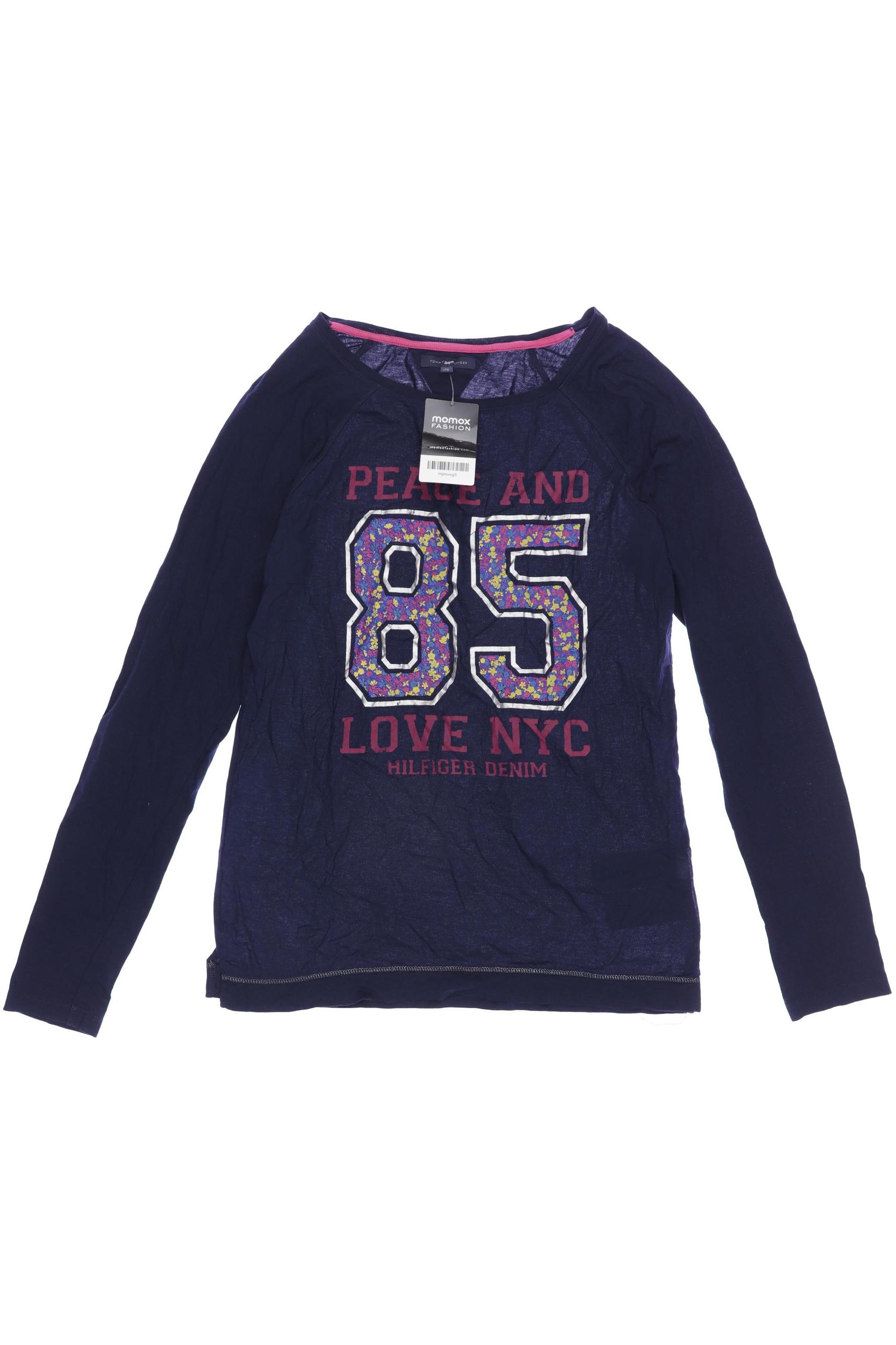 

Tommy Hilfiger Damen Langarmshirt, marineblau, Gr. 16