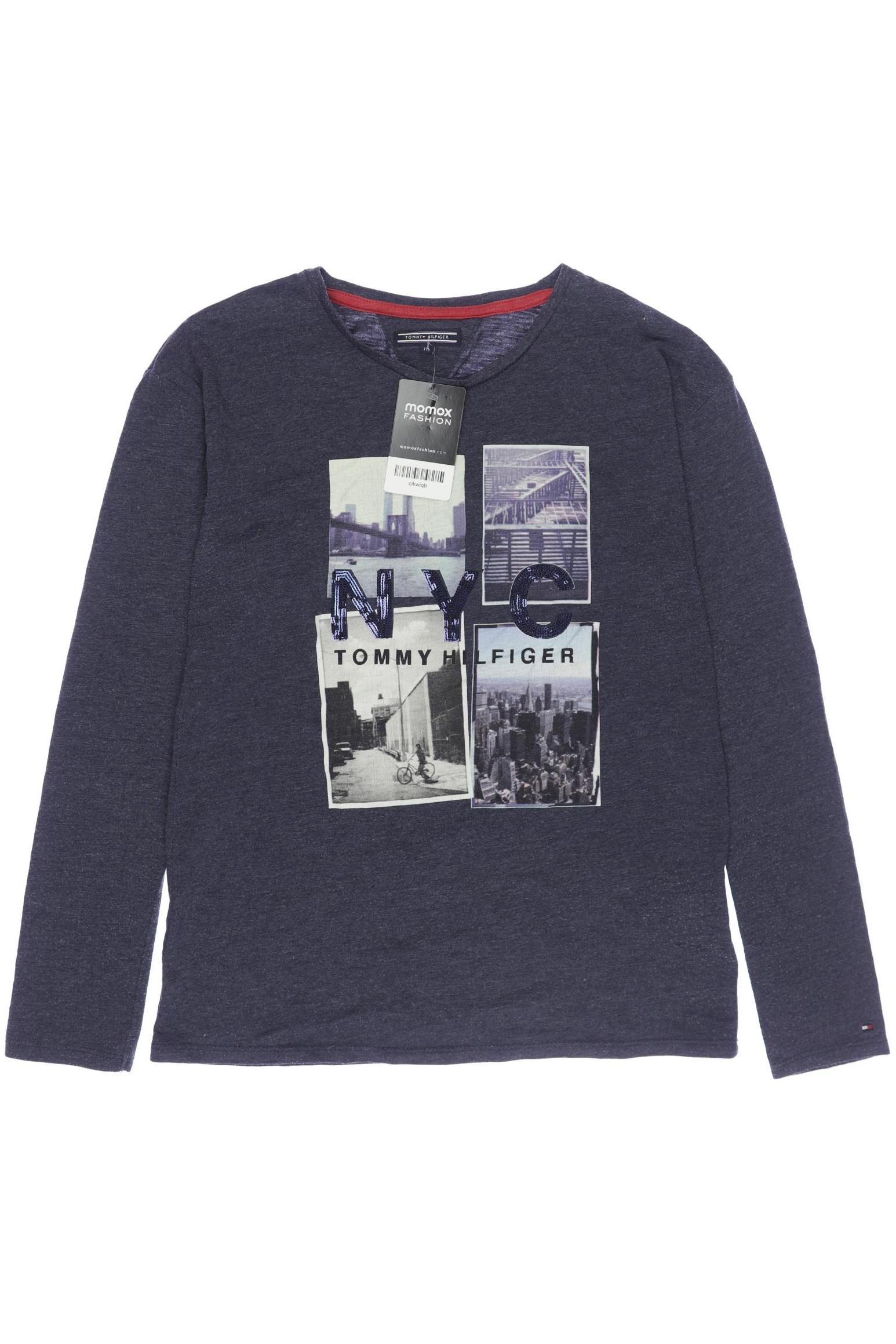 

Tommy Hilfiger Damen Langarmshirt, marineblau, Gr. 176