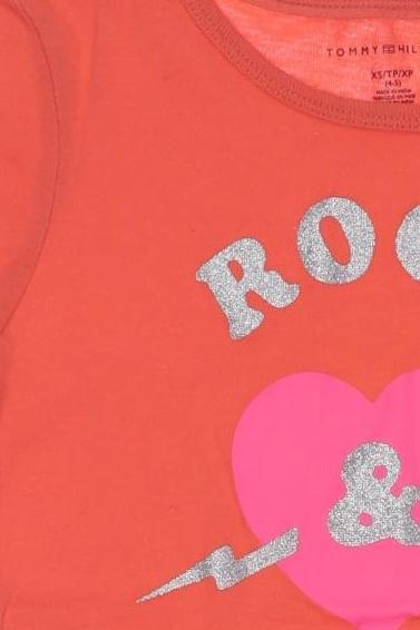 Thumbnail - Tommy Hilfiger Mädchen T-Shirt, orange, Gr. 122