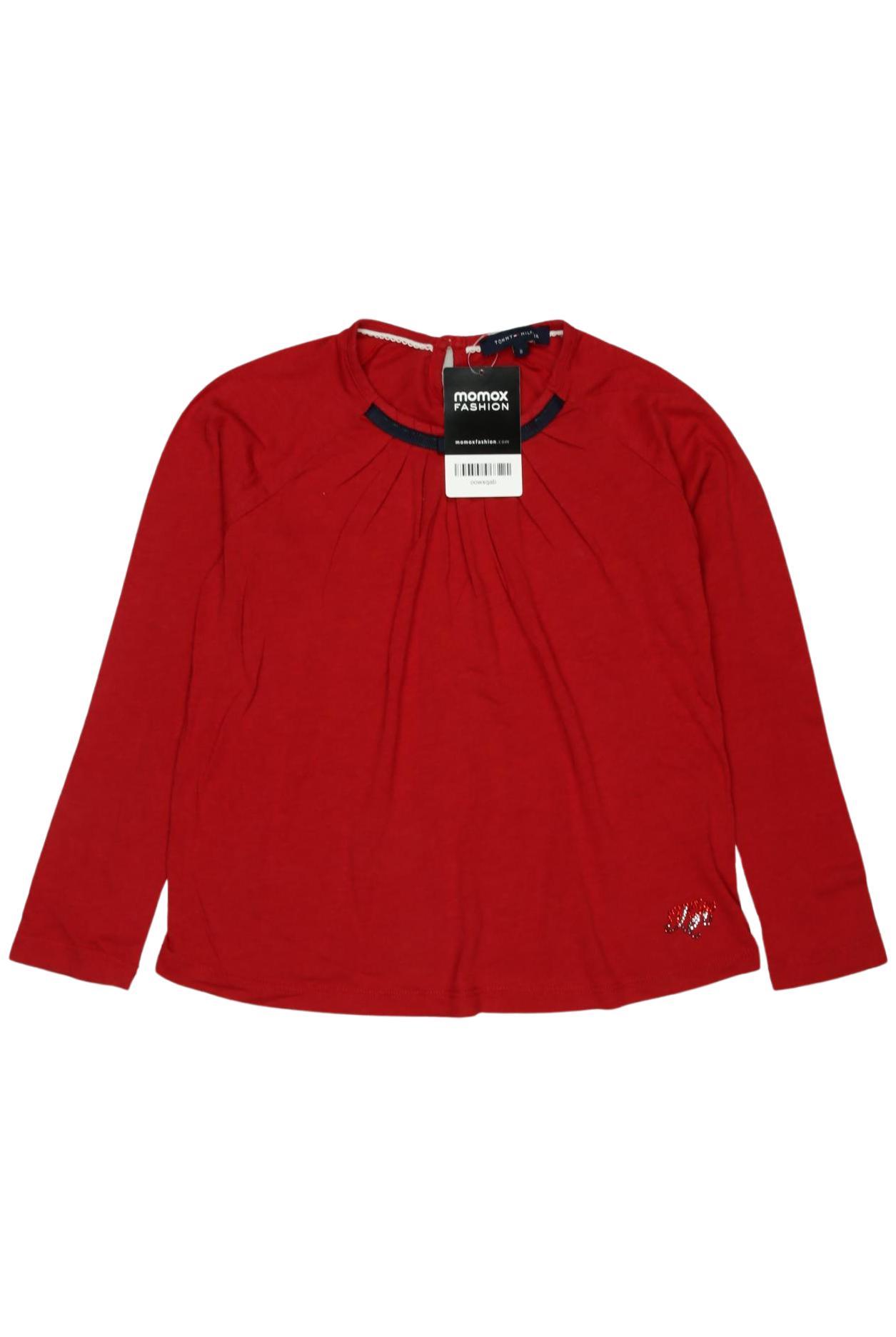 

Tommy Hilfiger Mädchen Langarmshirt, rot, Gr. 8
