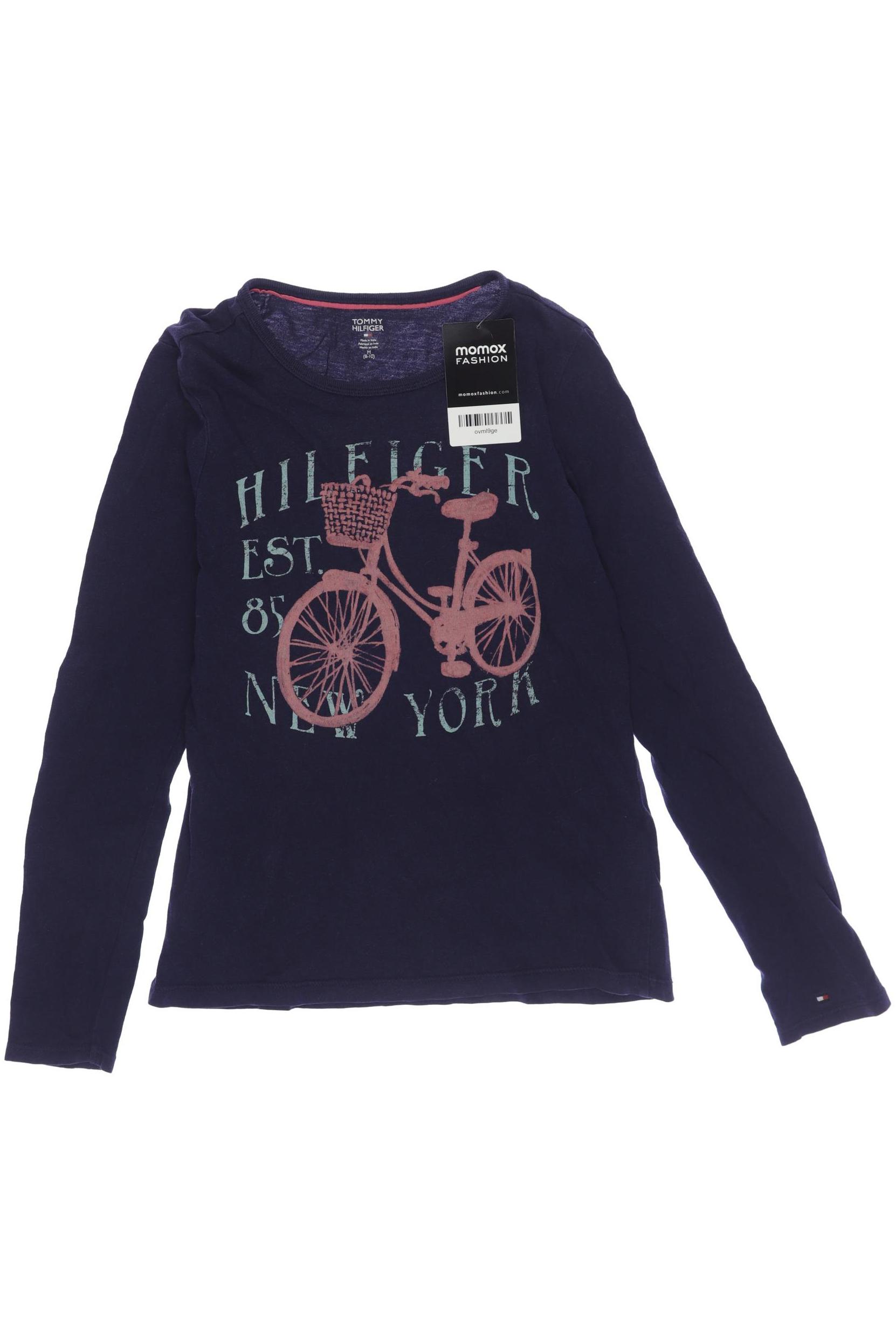 

Tommy Hilfiger Damen Langarmshirt, marineblau, Gr. 146