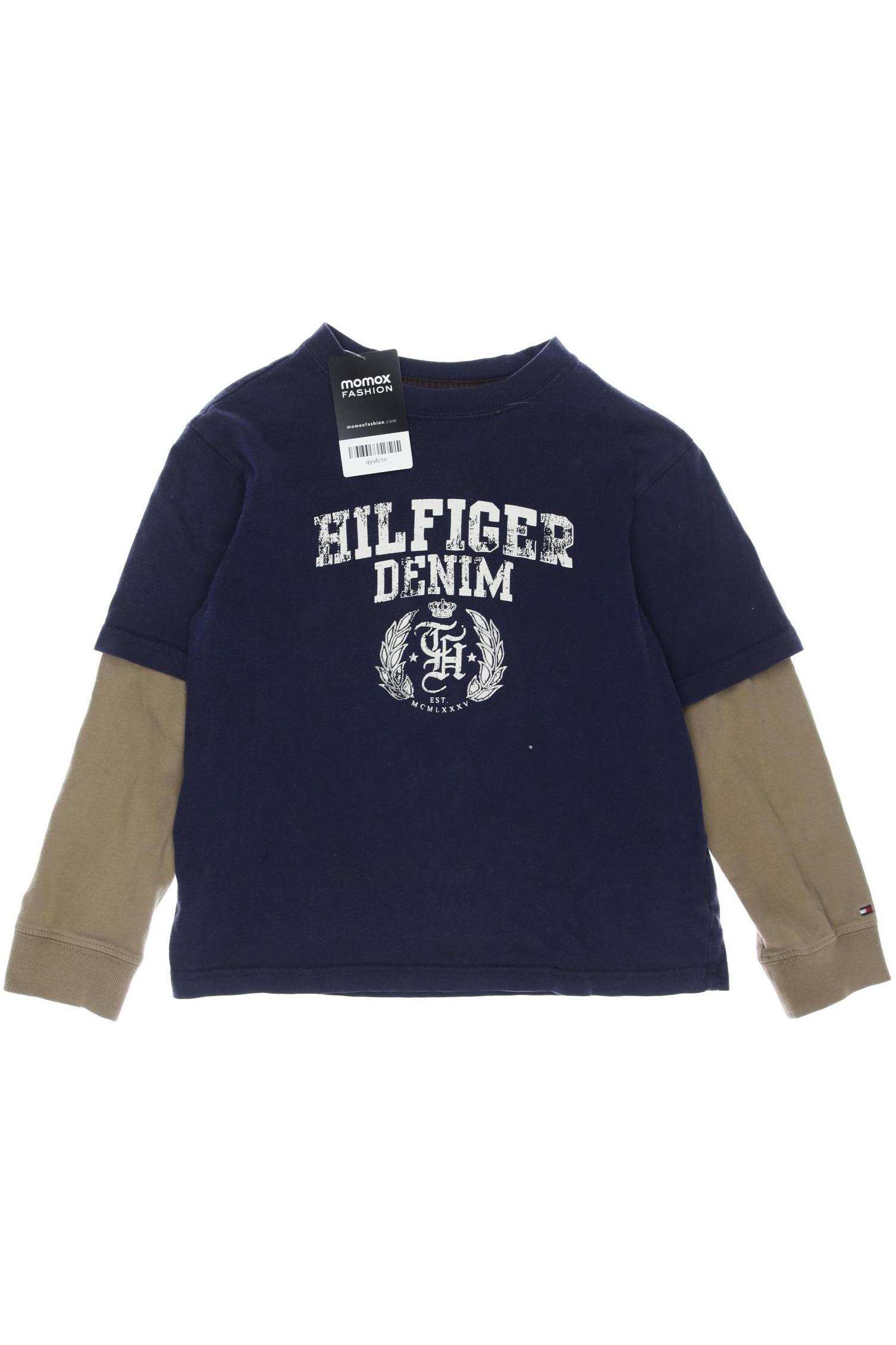 

Tommy Hilfiger Damen Langarmshirt, marineblau, Gr. 122
