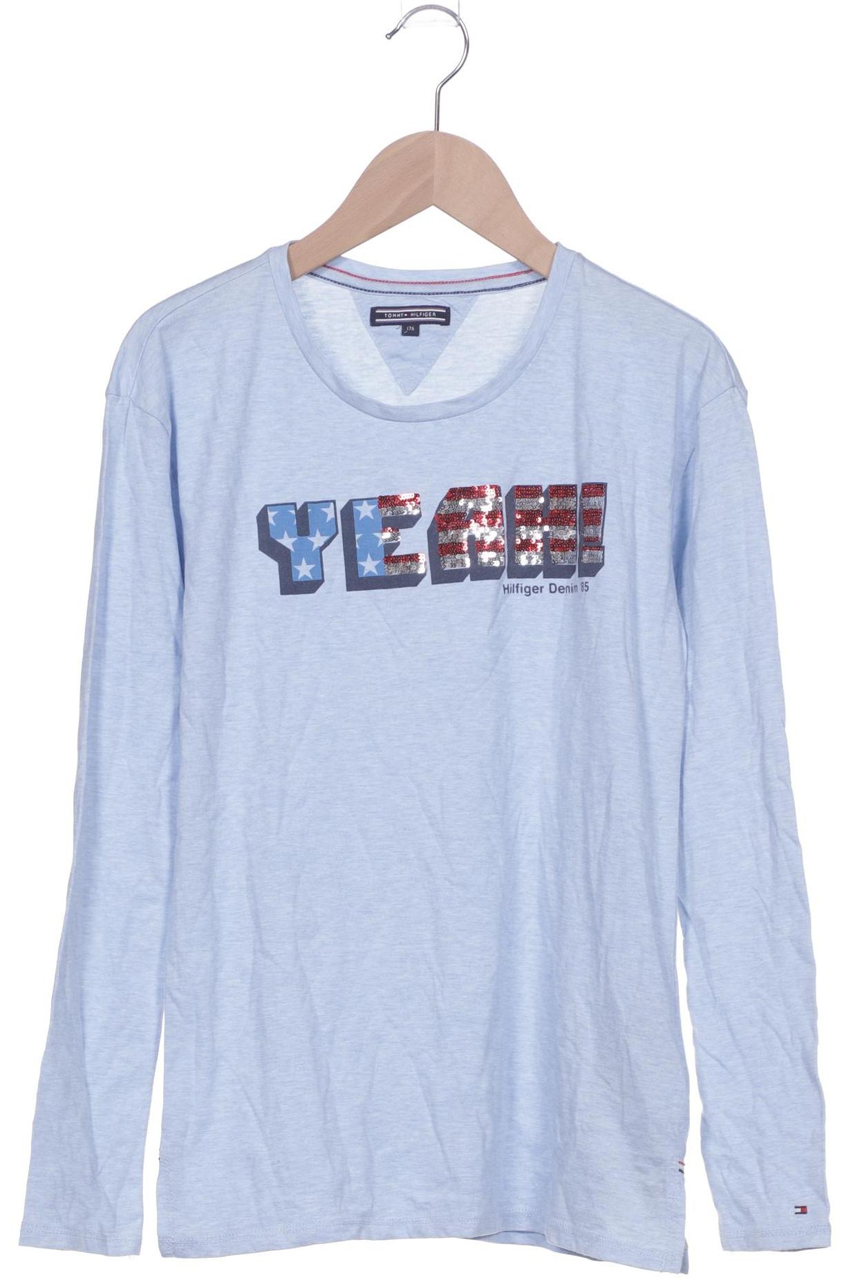 

Tommy Hilfiger Damen Langarmshirt, blau, Gr. 176