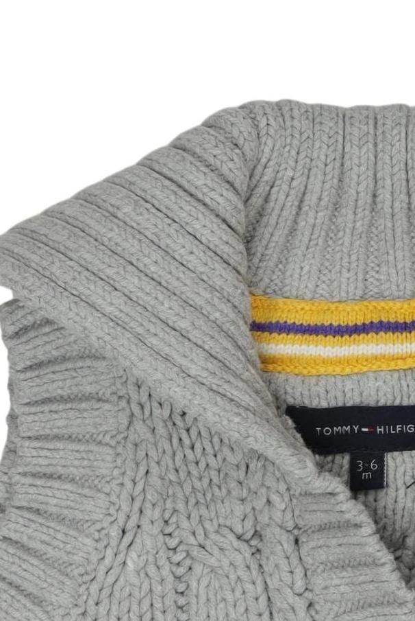 Thumbnail - Tommy Hilfiger Mädchen Strickjacke, grau, Gr. 62