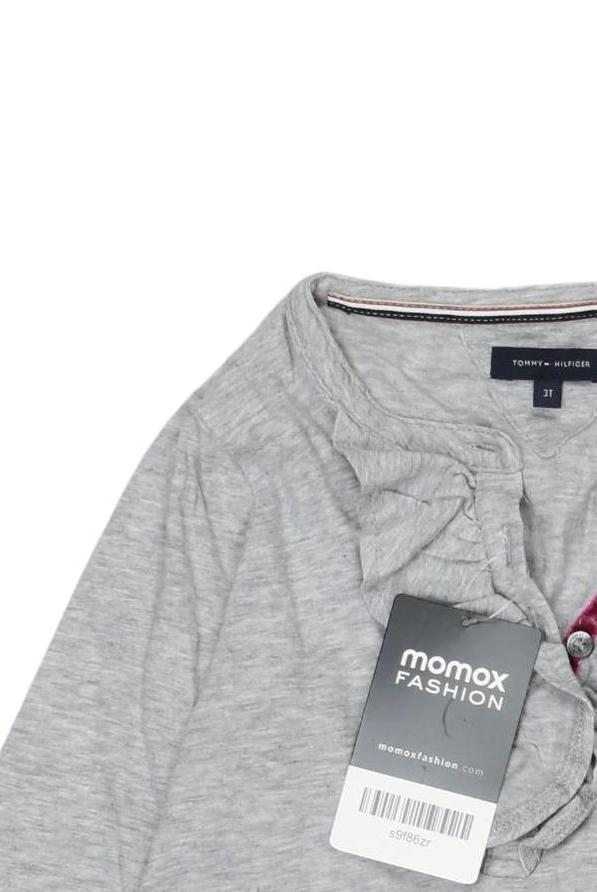 Thumbnail - Tommy Hilfiger Mädchen Langarmshirt, grau, Gr. 98