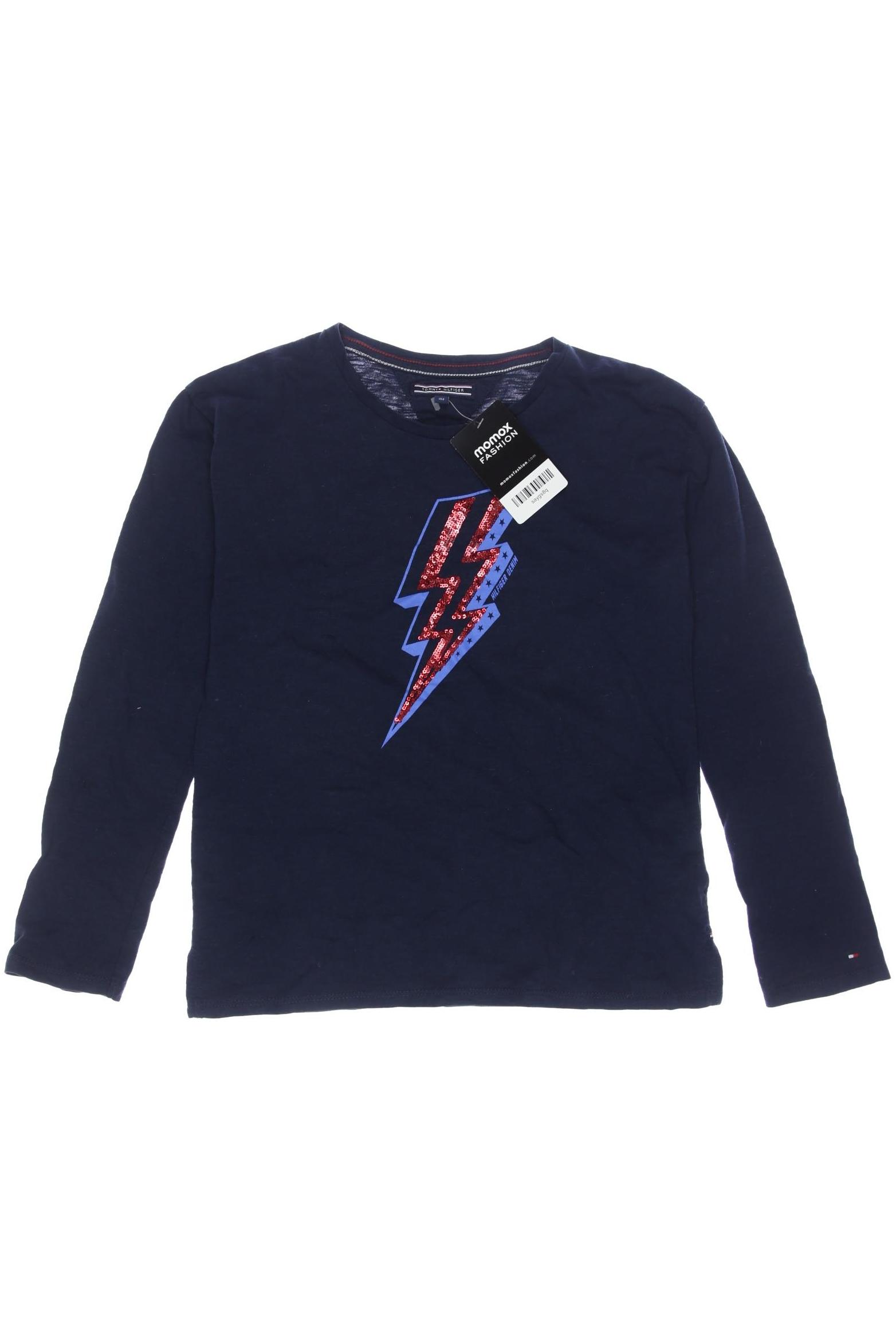 

Tommy Hilfiger Damen Langarmshirt, marineblau, Gr. 152