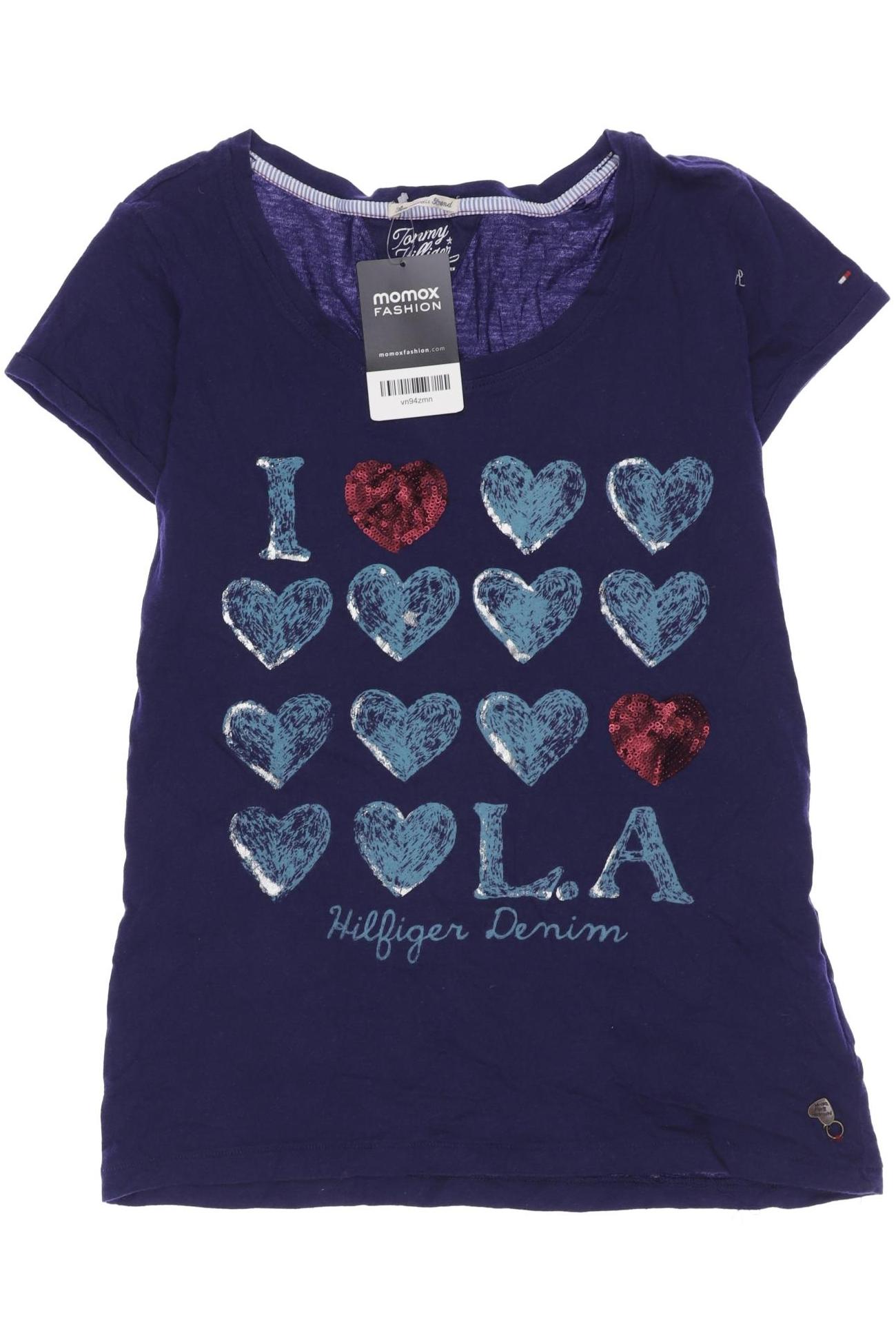 

Tommy Hilfiger Damen T-Shirt, marineblau, Gr. 164