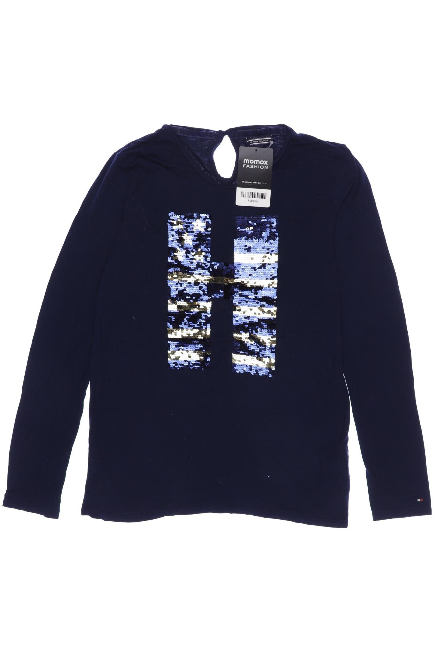 

Tommy Hilfiger Damen Langarmshirt, marineblau, Gr. 164