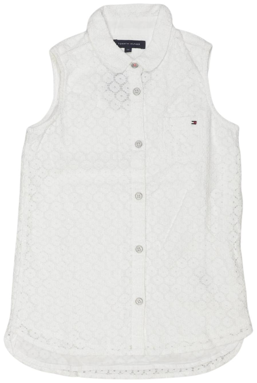 

Tommy Hilfiger Mädchen Bluse, weiß, Gr. 128