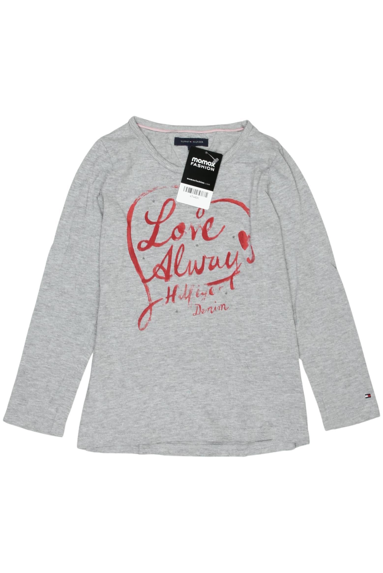 

Tommy Hilfiger Damen Langarmshirt, grau, Gr. 128