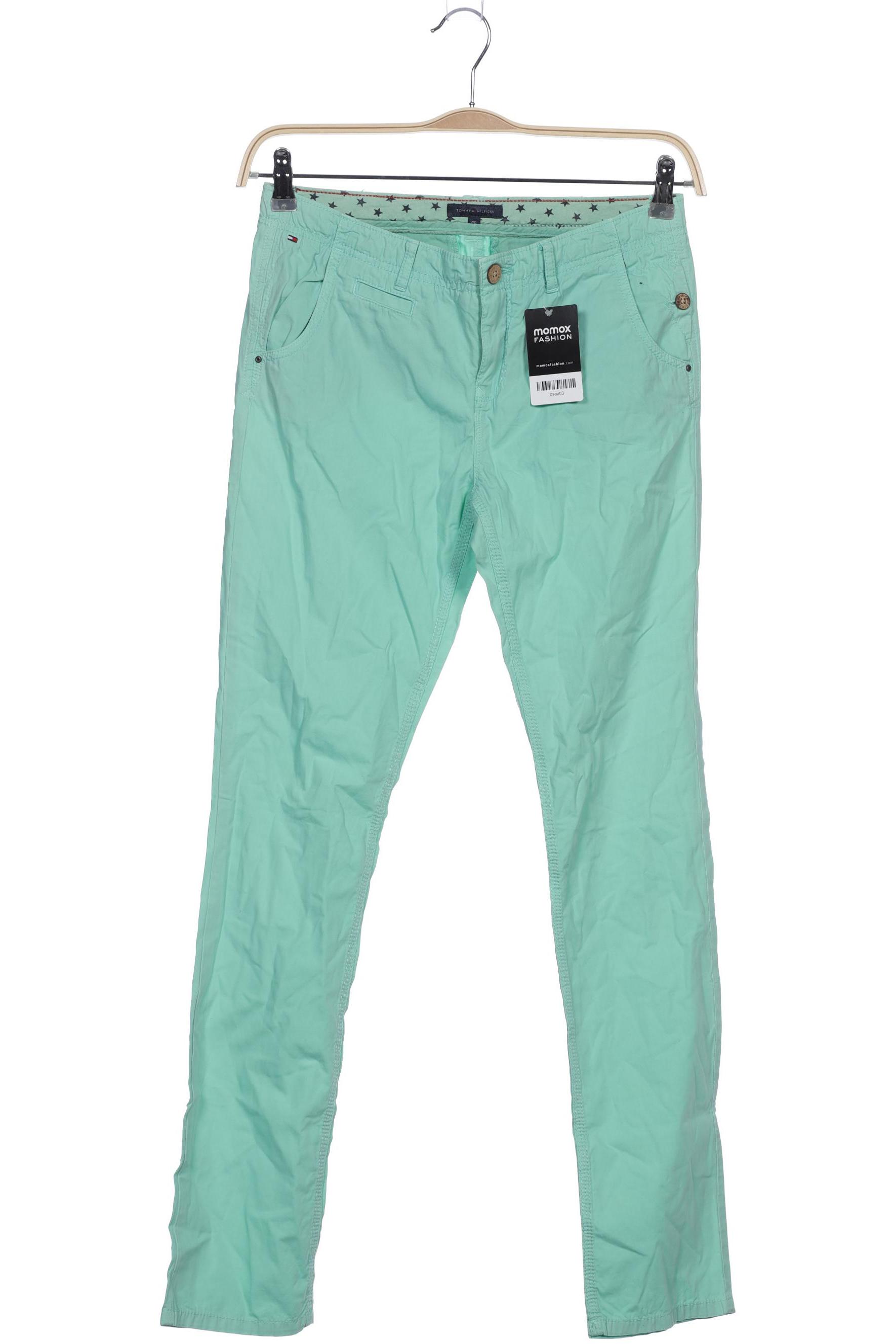 

Tommy Hilfiger Damen Stoffhose, türkis, Gr. 176